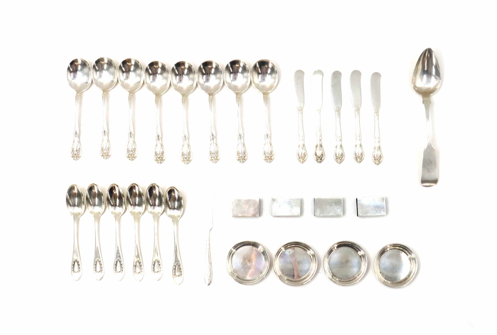 (28) Hartfield Sterling Silver and (1) Coin Silver Flatware - 22.815 ozt. (1 of 20)