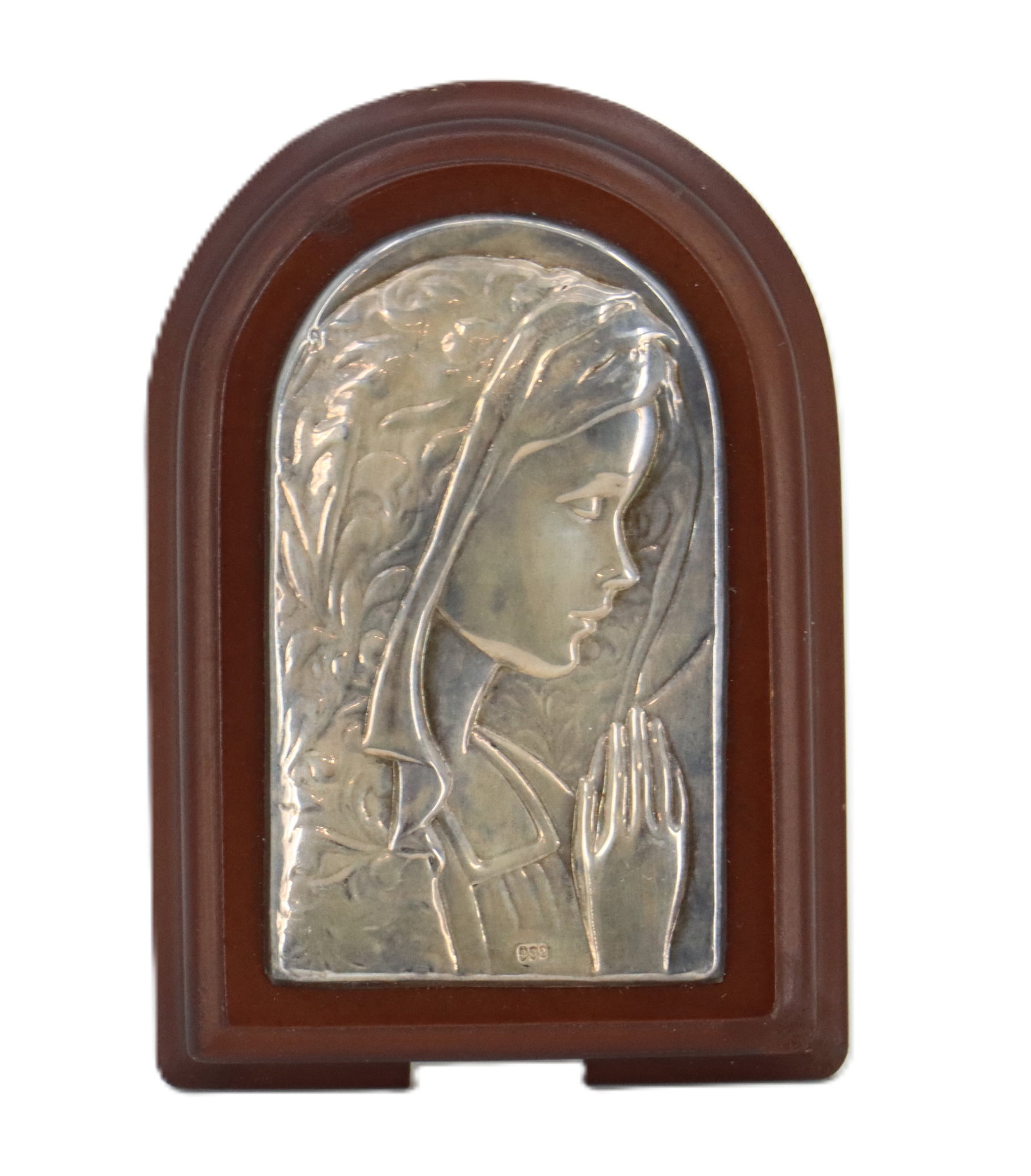 Colombian Denmark Silversmiths Marked .999 Silver Devotional Plaque (1 of 10)