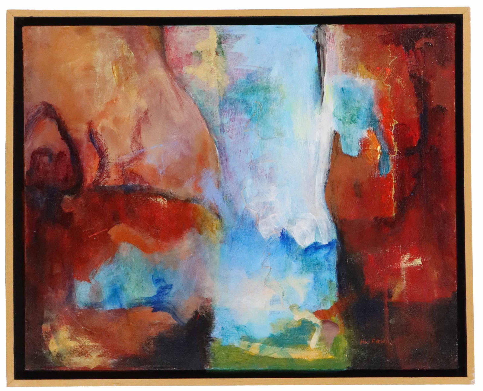 Hal Fielding (1928-2013) American, Acrylic on Canvas Abstract Expressionist (1 of 9)