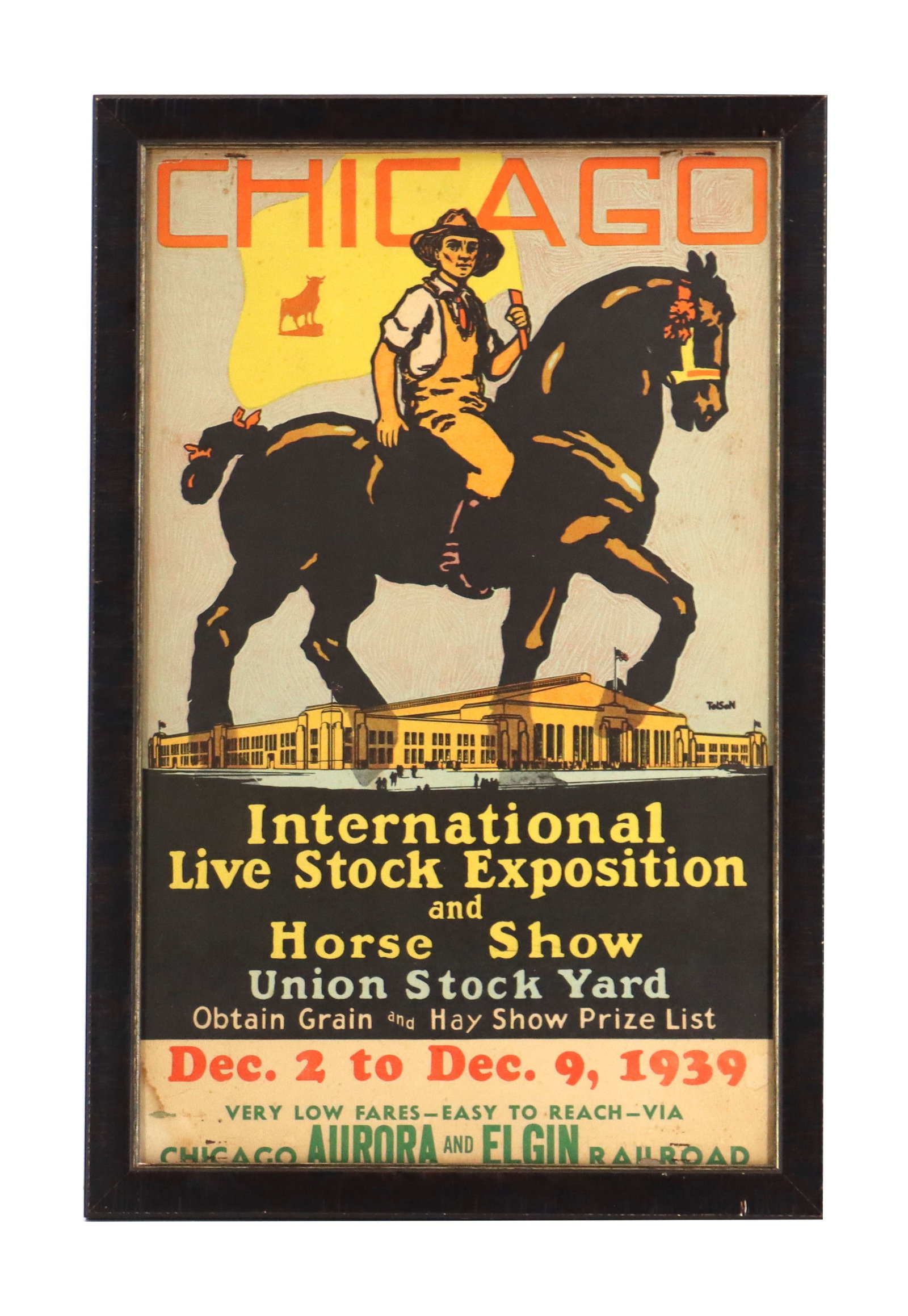 Vintage Chicago International Livestock and Horse Show Exposition Poster (1 of 11)