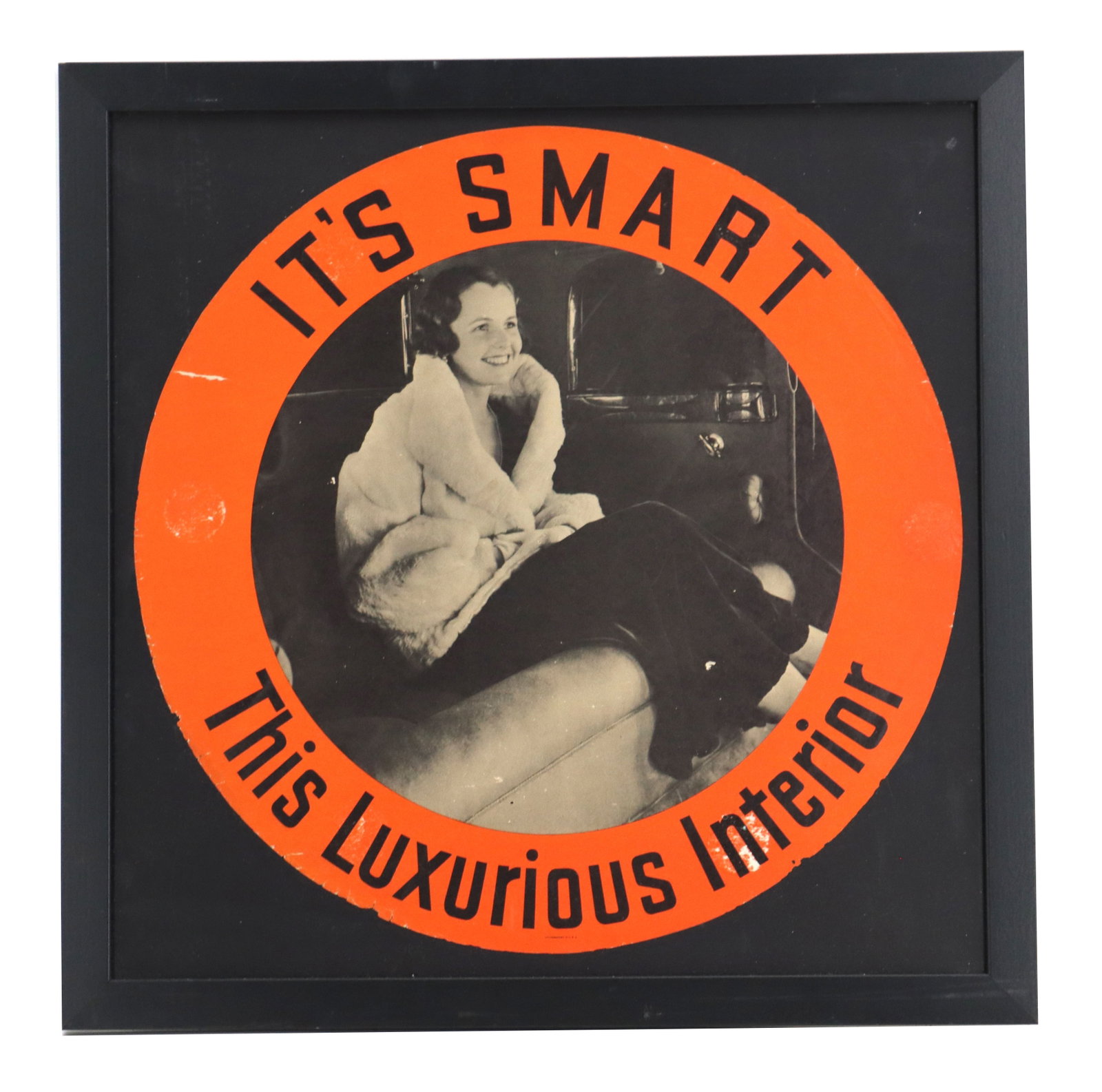 Circa 1930s Buick Showroom Poster, "It's Smart - This Luxurious Interior" (1 of 7)