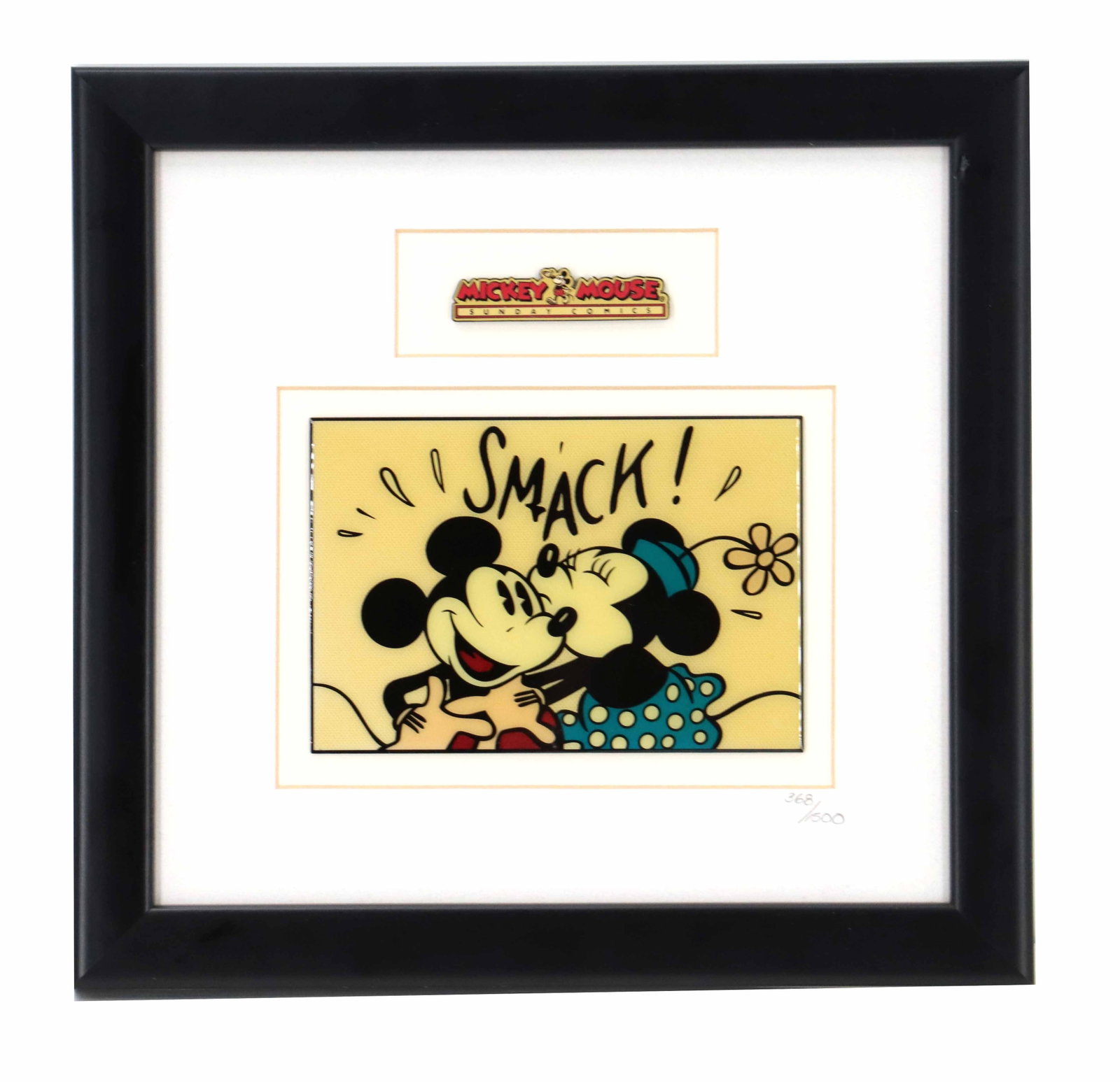 Limited Edition Mickey Mouse Sunday Comics Panel "Smack" (1 of 10)