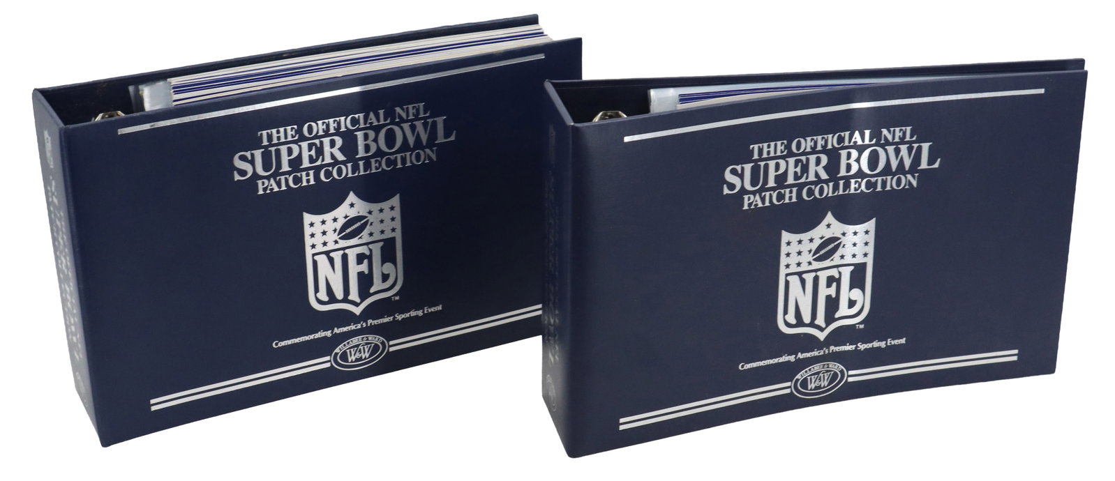 (2) Official NFL Super Bowl Patch Collection Booklets (1 of 13)