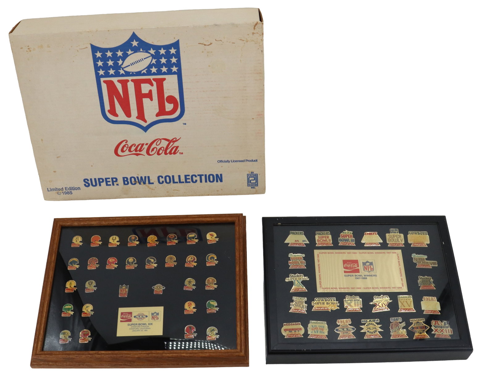 (58) Vintage Coca-Cola Super Bowl Lapel Pins (1 of 13)
