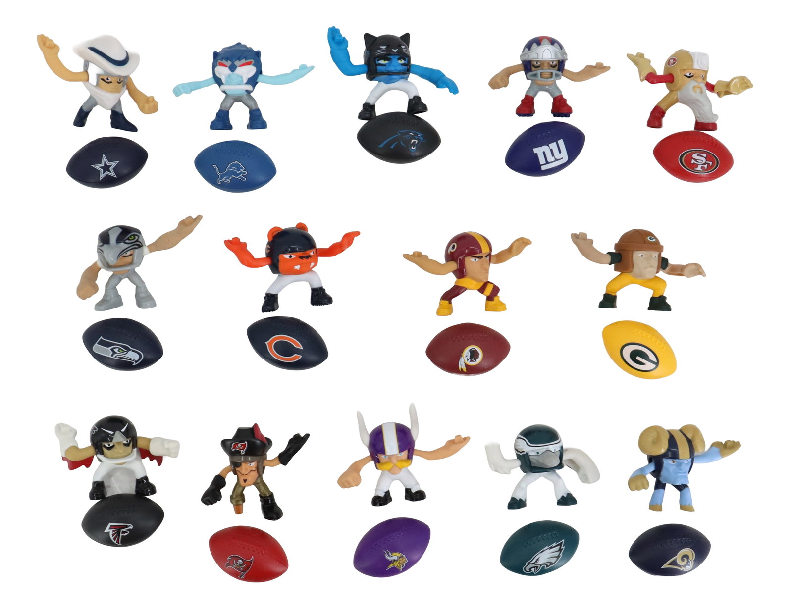 (16) 2013 McDonald's NFL Rush Zone Happy Meal Toy Prototypes (1 of 9)