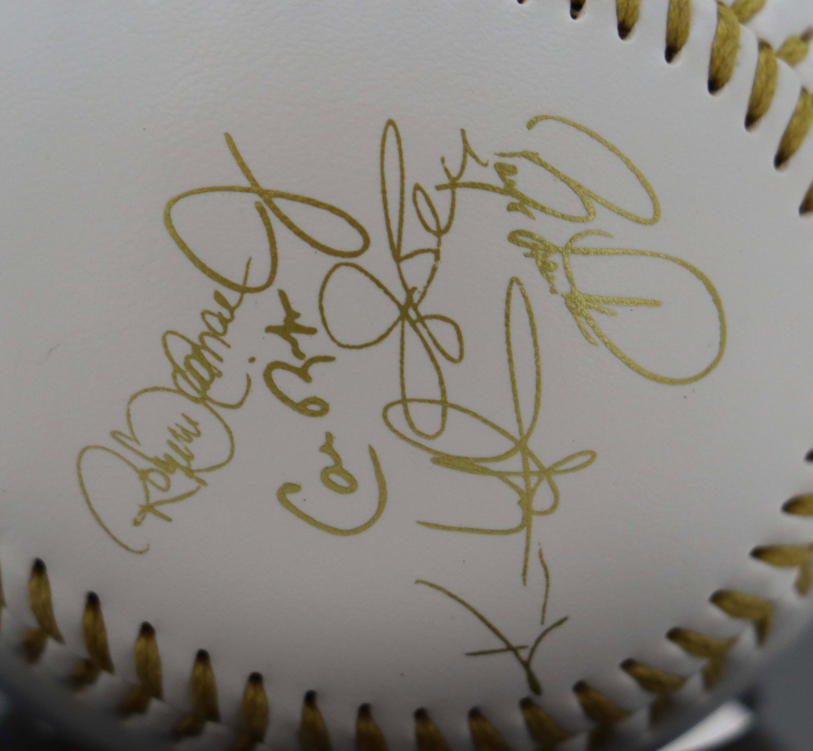 (6) Signed Red Sox Commemorative Baseballs - 7