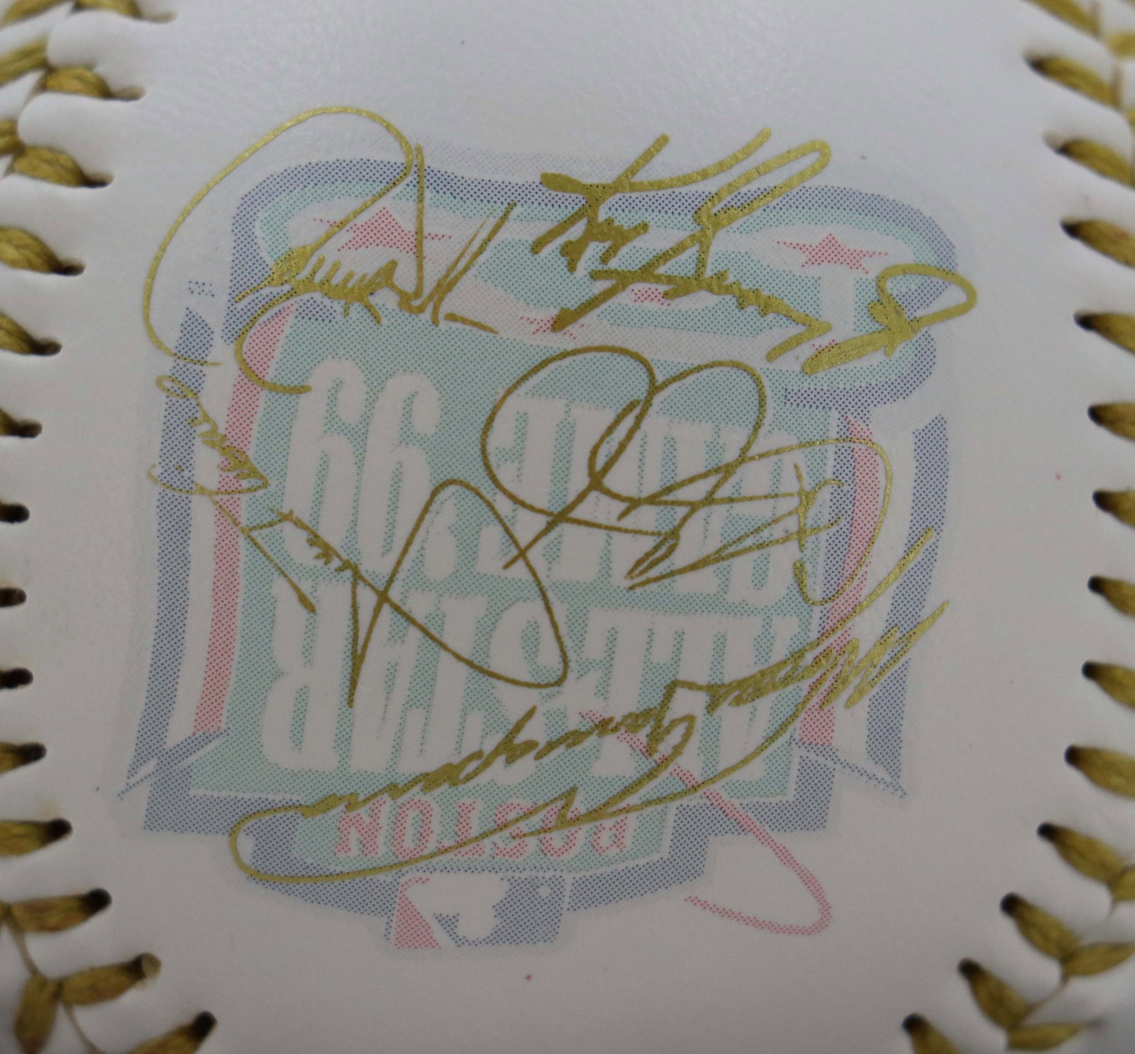 (6) Signed Red Sox Commemorative Baseballs - 8