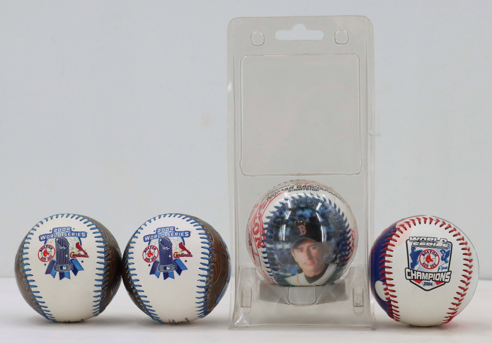 (6) Signed Red Sox Commemorative Baseballs - 9
