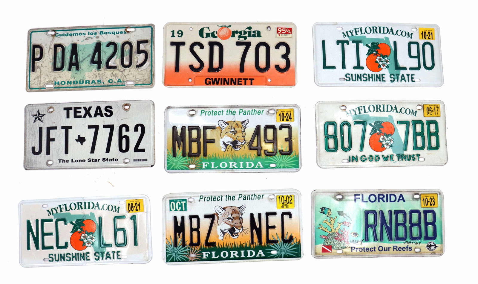 (9) License Plates (1 of 7)