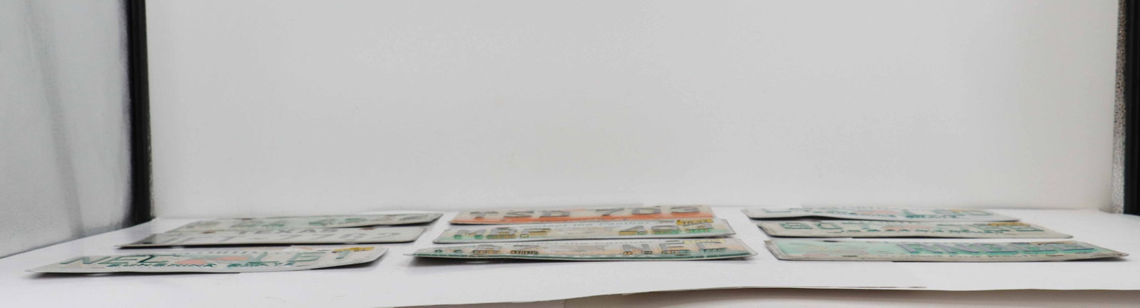 (9) License Plates - 3