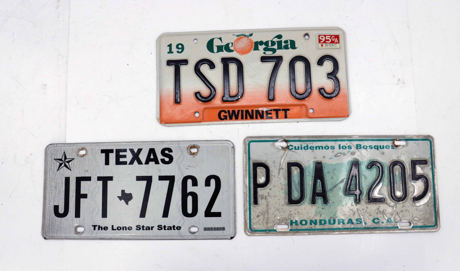 (9) License Plates - 6