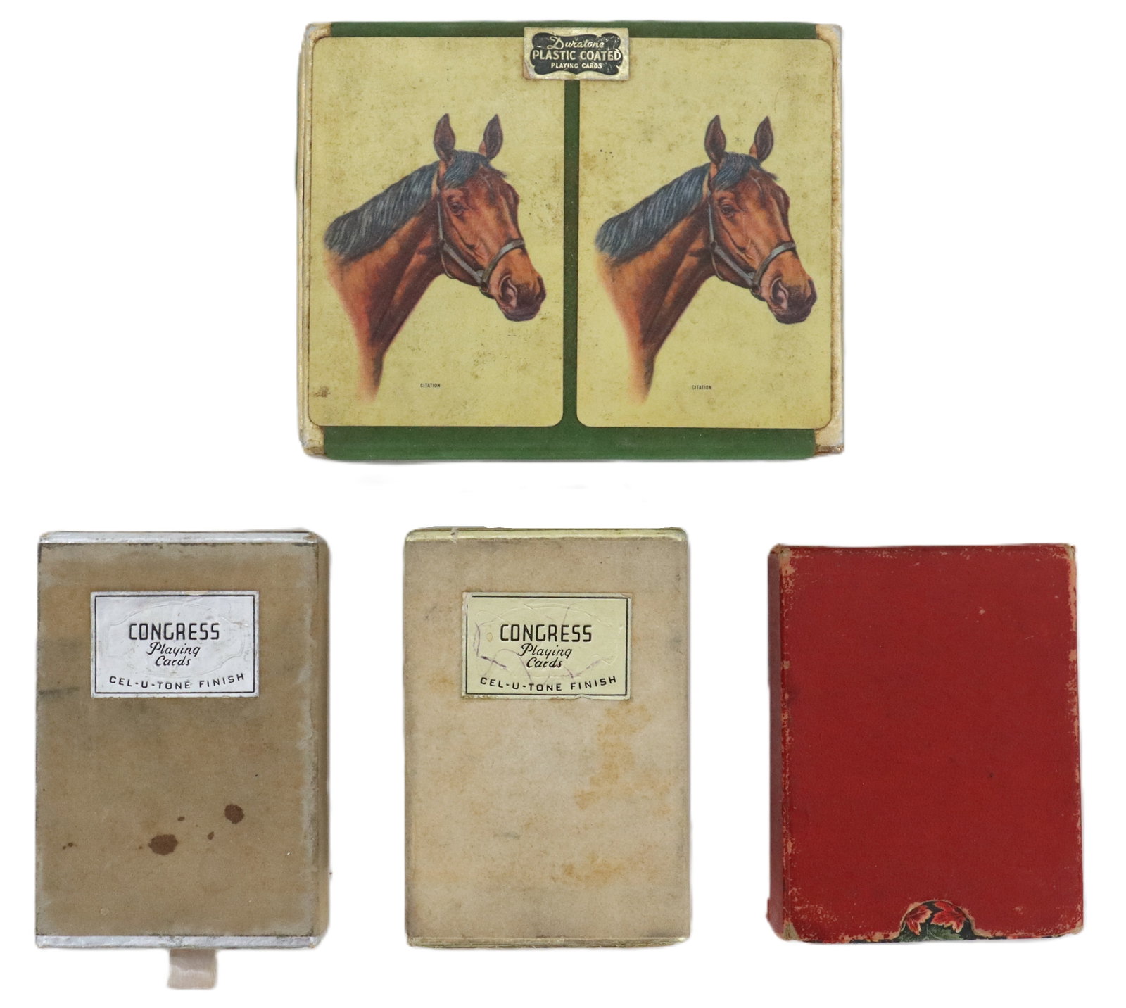 (4) Vintage Packs of Playing Cards (1 of 14)