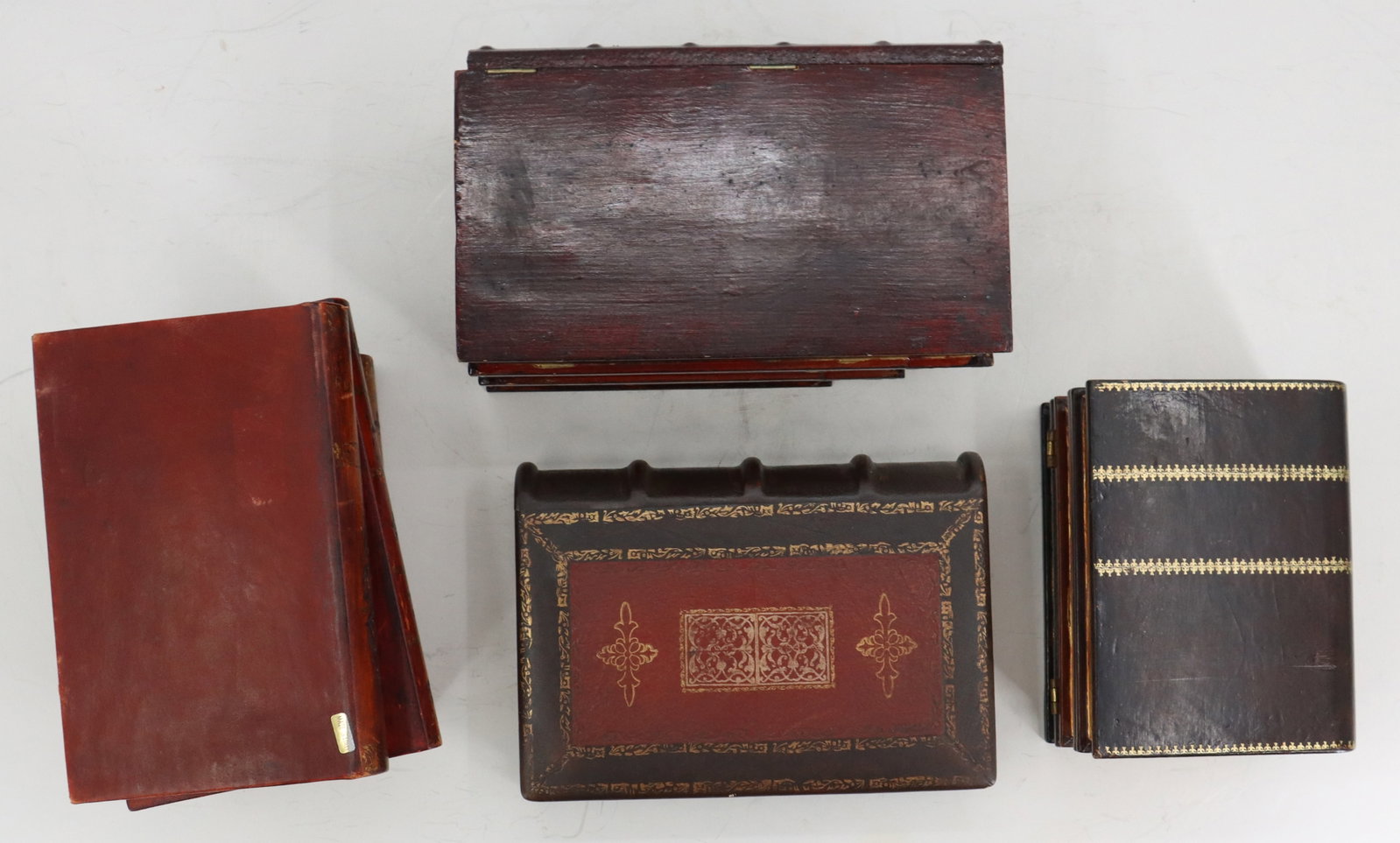 (4) Book-Shaped Trinket Boxes - 12