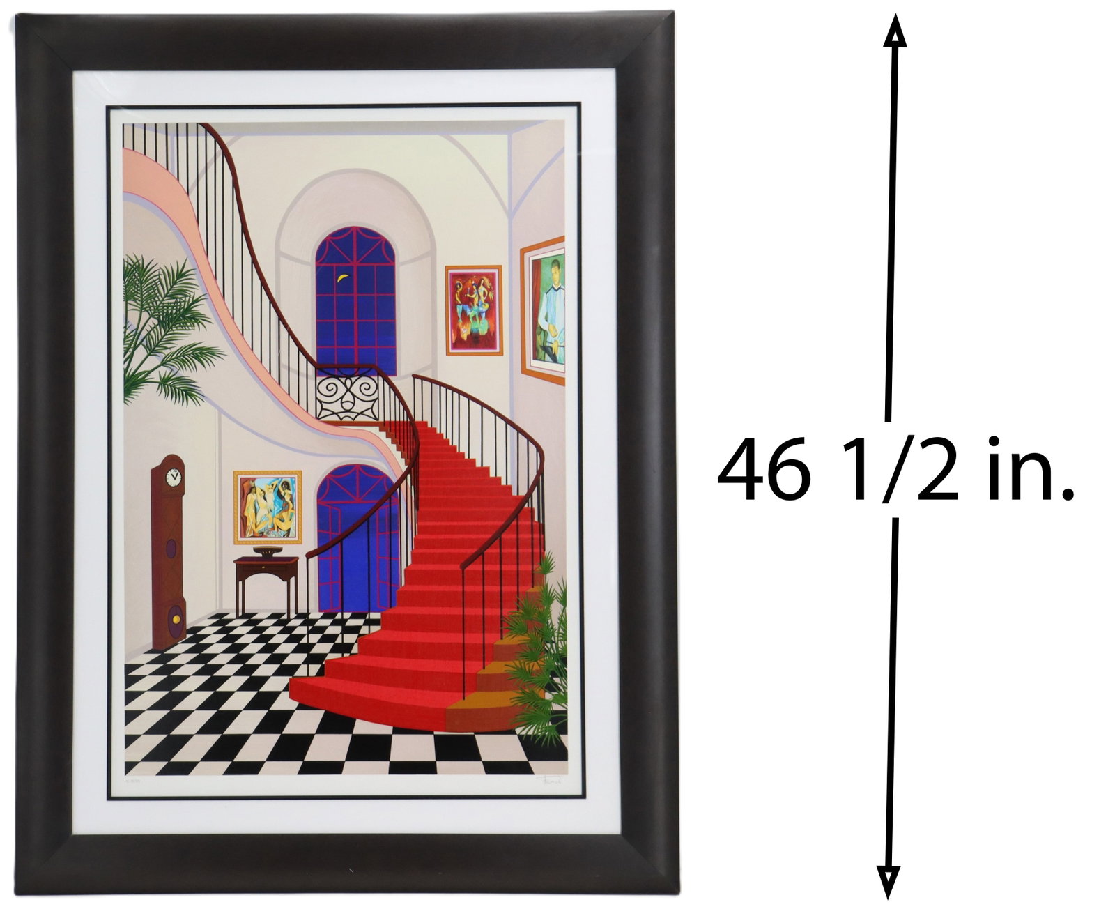 Fanch (Francois Ledan) (Born 1960) French, HC Serigraph Print Modern Interior Scene (1 of 13)