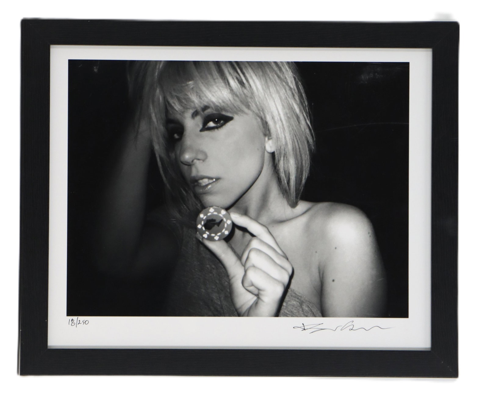 Signed Limited Edition Photographic Print of Lady Gaga by Brendan Sullivan (1 of 8)