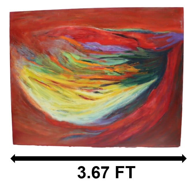 Helen Ann Licht, 20th/21st Century American, Oil on Canvas, "Burning Bush": Helen Ann Licht, 20th/21st Century American, Oil on Canvas, "Burning Bush". Signed lower right. Titled on the reverse. Licht is known is known for her colorful contemporary paintings of traditional Bi