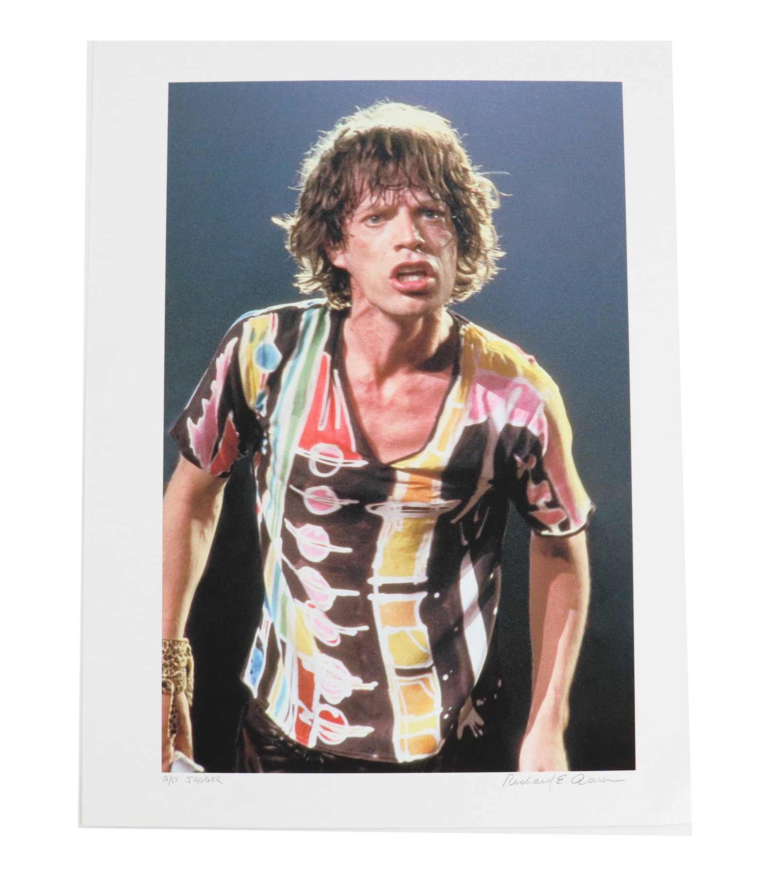 Richard E. Aaron (1949-2016) American, Artists Proof Digital Print of Jagger (1 of 10)