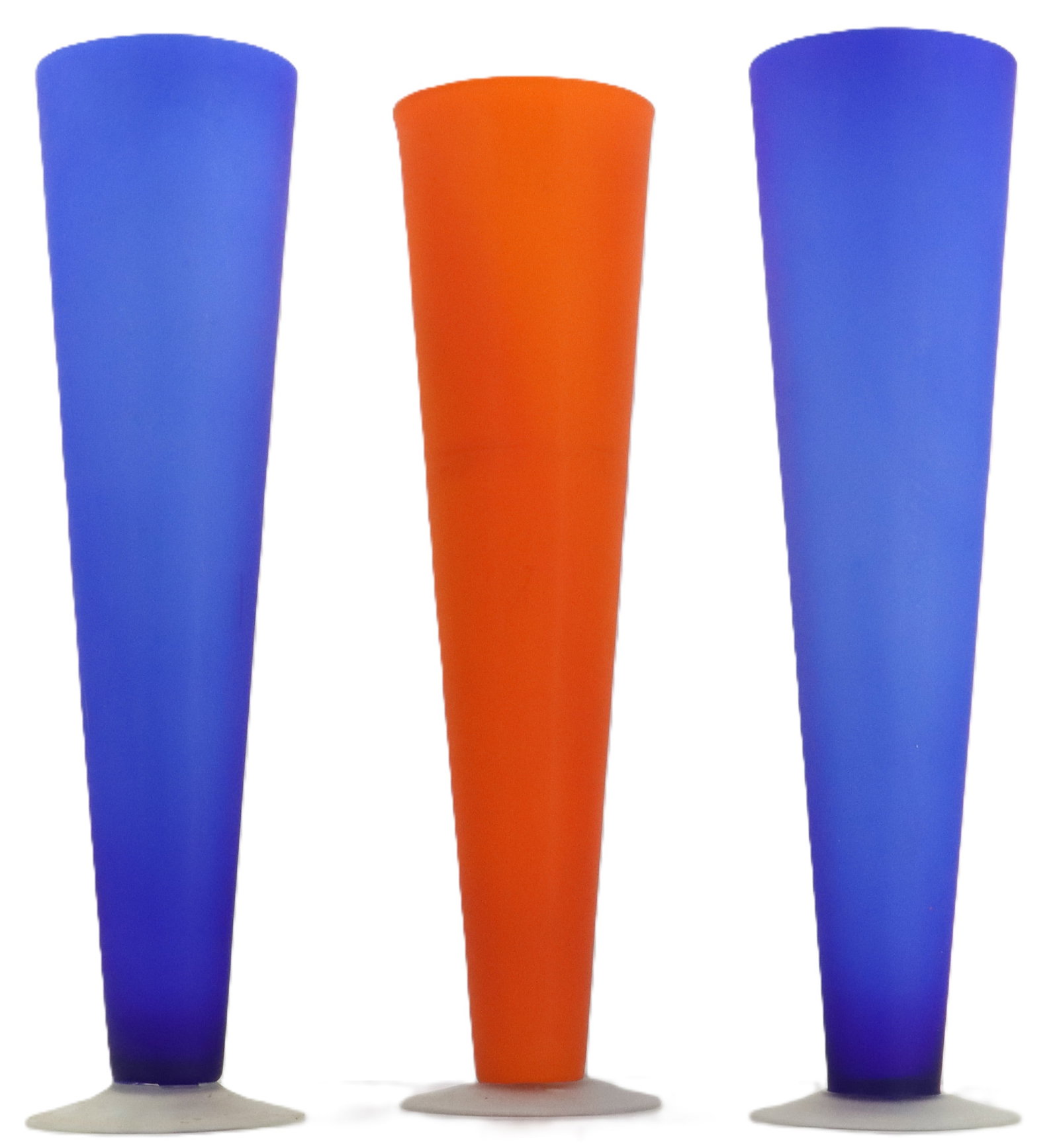 Three Large Mid Century Art Glass Vases (1 of 20)