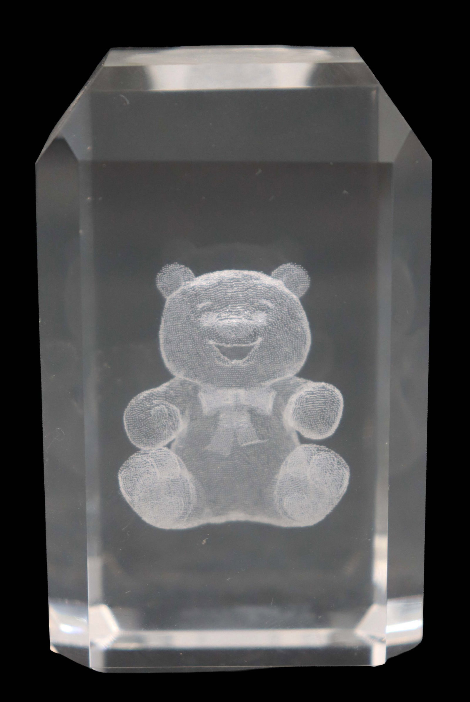 Crystal Collectibles Etched Bear in Crystal in Original Box (1 of 9)