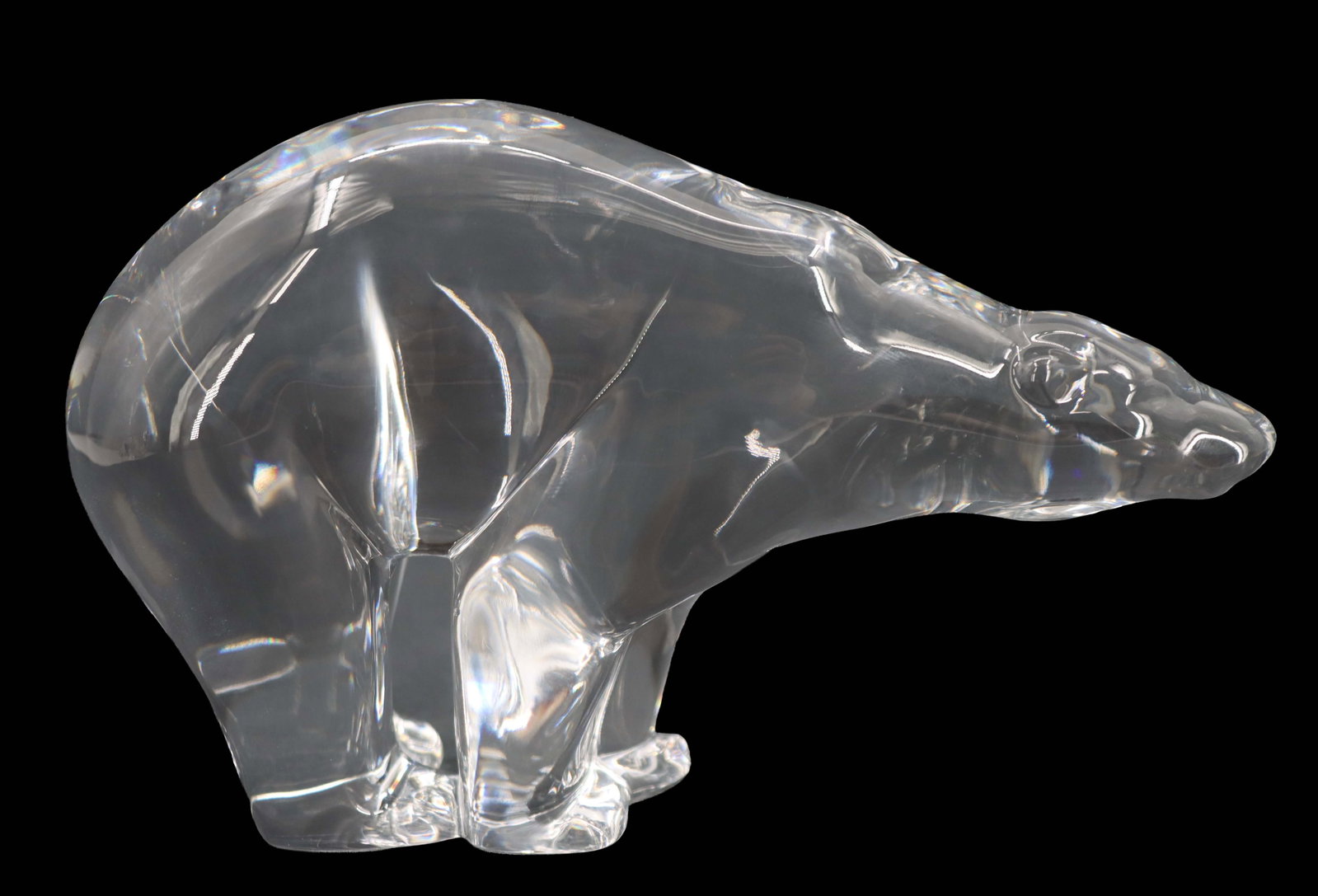 Baccarat Crystal Polar Bear Sculpture (1 of 9)