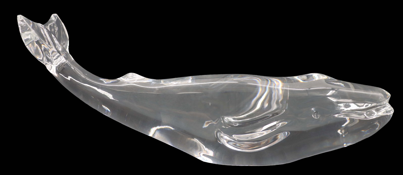 Baccarat Crystal Whale Sculpture (1 of 10)