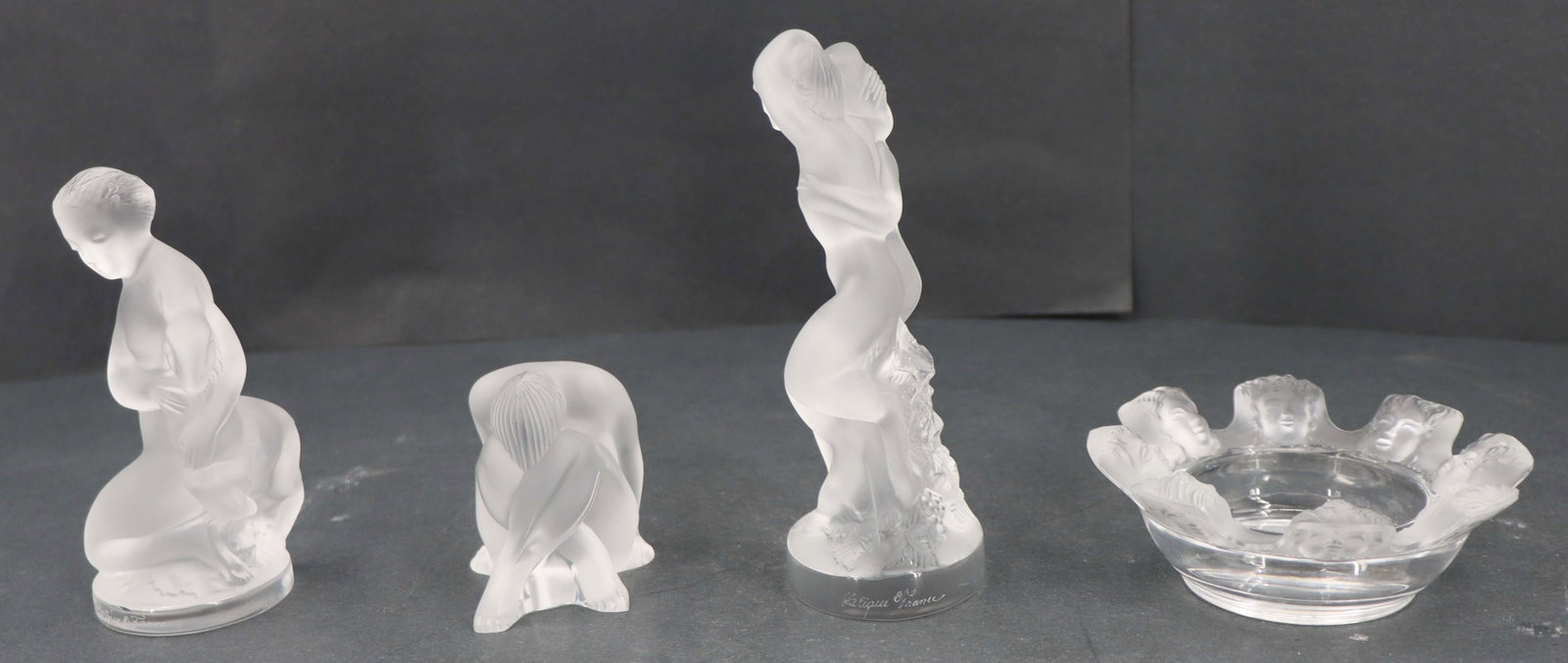 (4) Lalique Crystal Items - 8