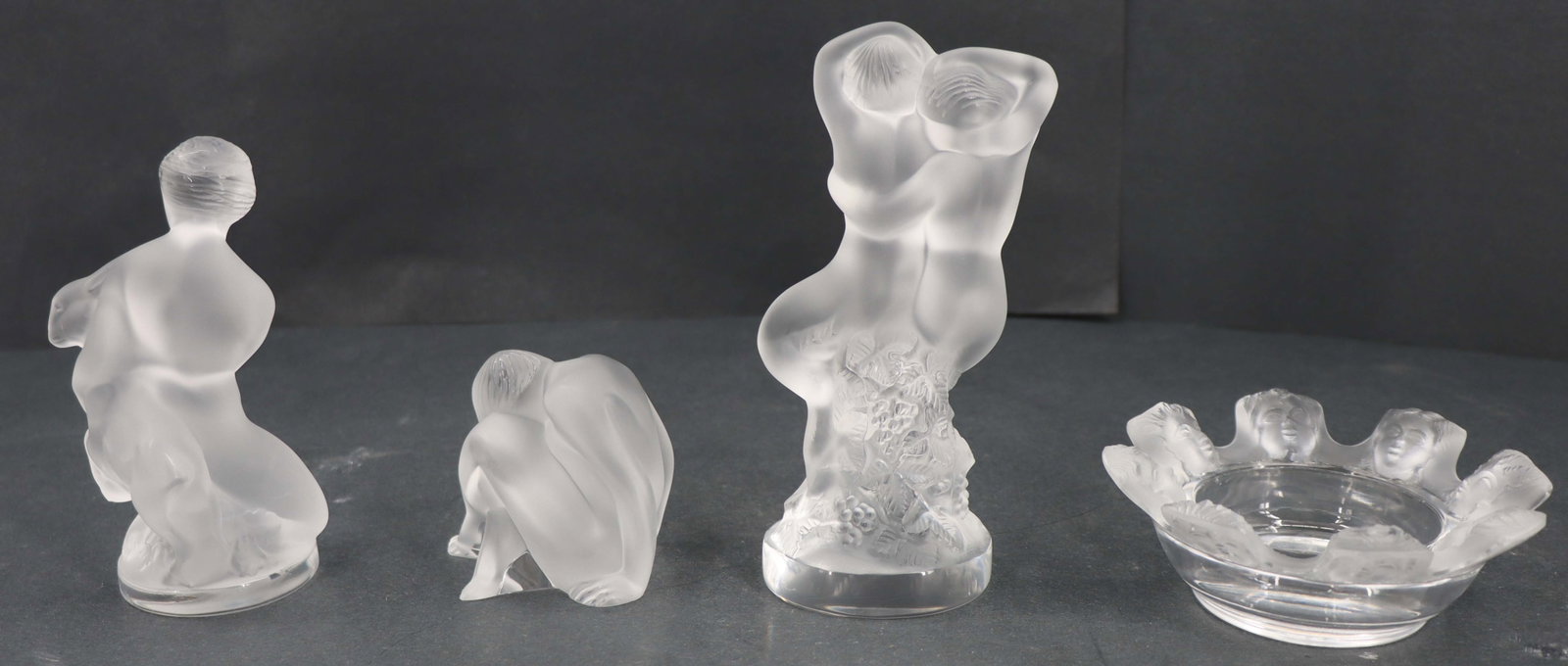(4) Lalique Crystal Items - 9