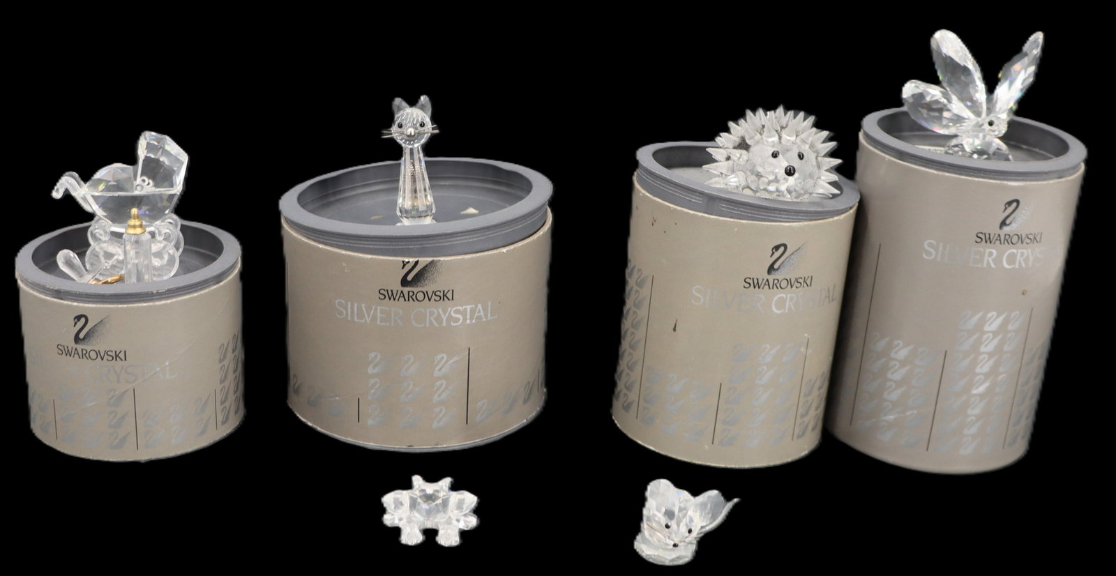 (8) Austrian Swarovski Crystal Figures (1 of 12)