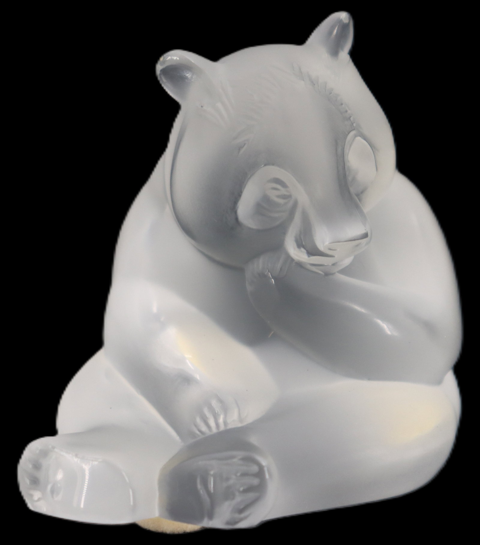 French Lalique Crystal Panda Figurine in Original Box (1 of 11)