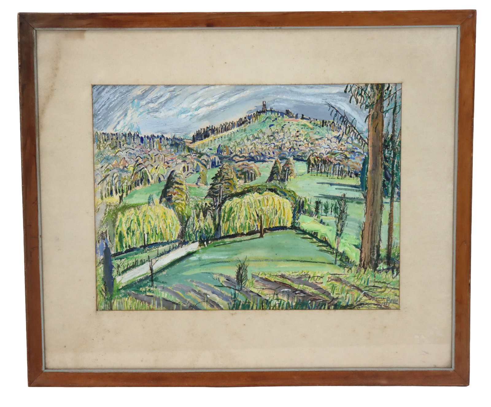 Keith Davis (Born 1955) American/Texan, Mixed Media, Landscape: Keith Davis (Born 1955) American/Texan, Mixed Media, Landscape. Signed. Davis is a self-taught artist. Overall Size: 24 x 28 1/2 in. Sight Size: 14 1/4 x 19 in.