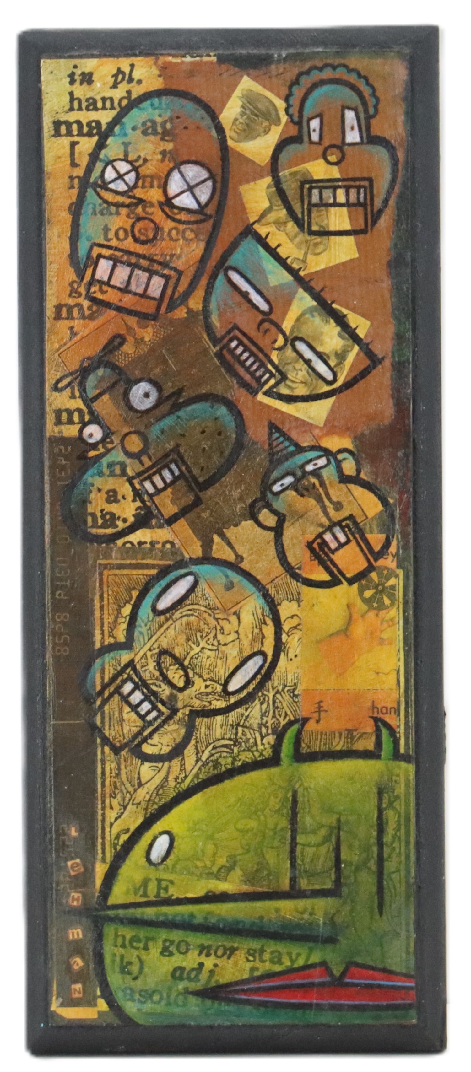 Michael Lehman (Born 1935) American, Mixed Media Pop Art Collage (1 of 9)