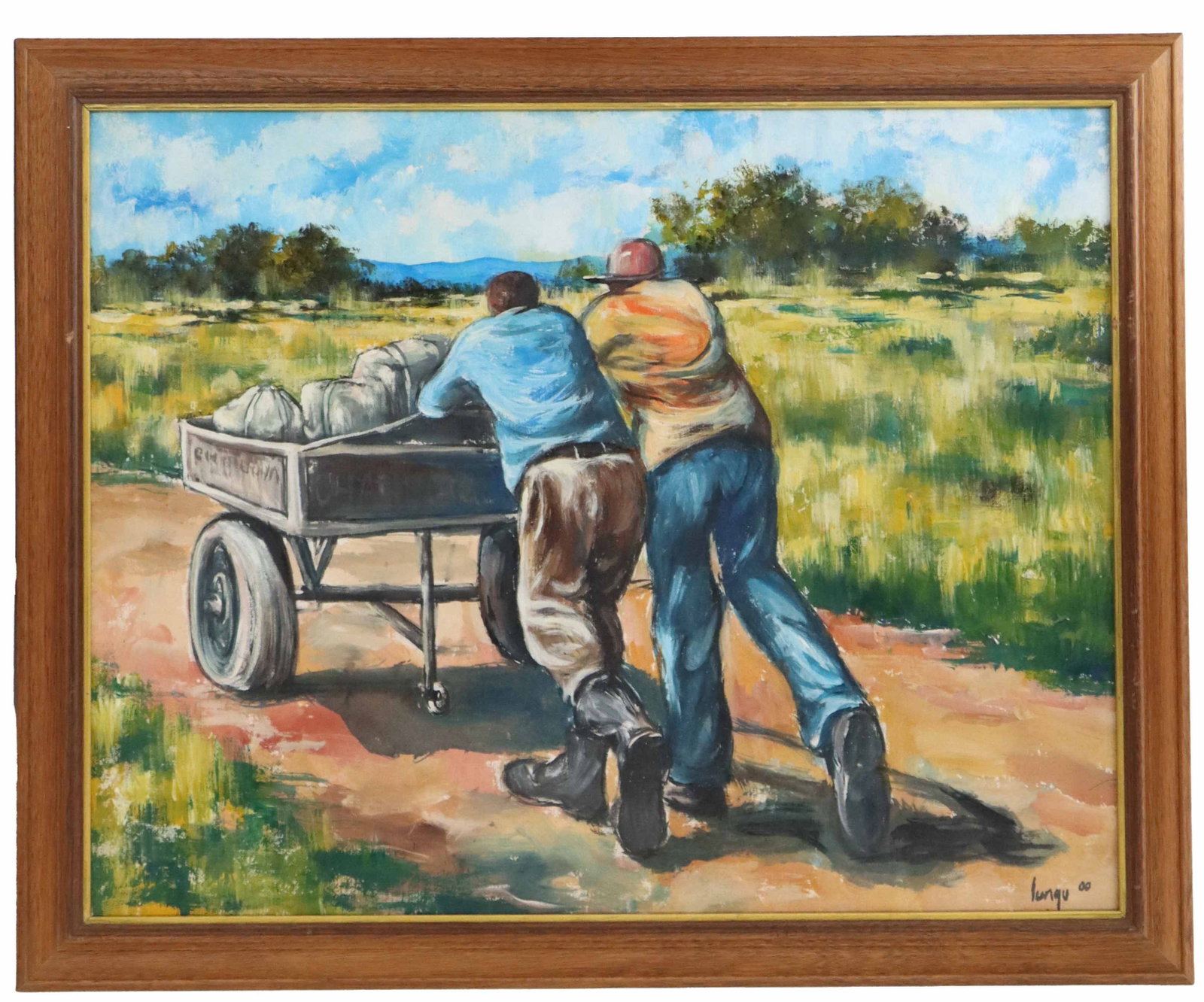 Barry Lungu (Born 1972) Zimbabwean, Oil on Canvas (1 of 9)