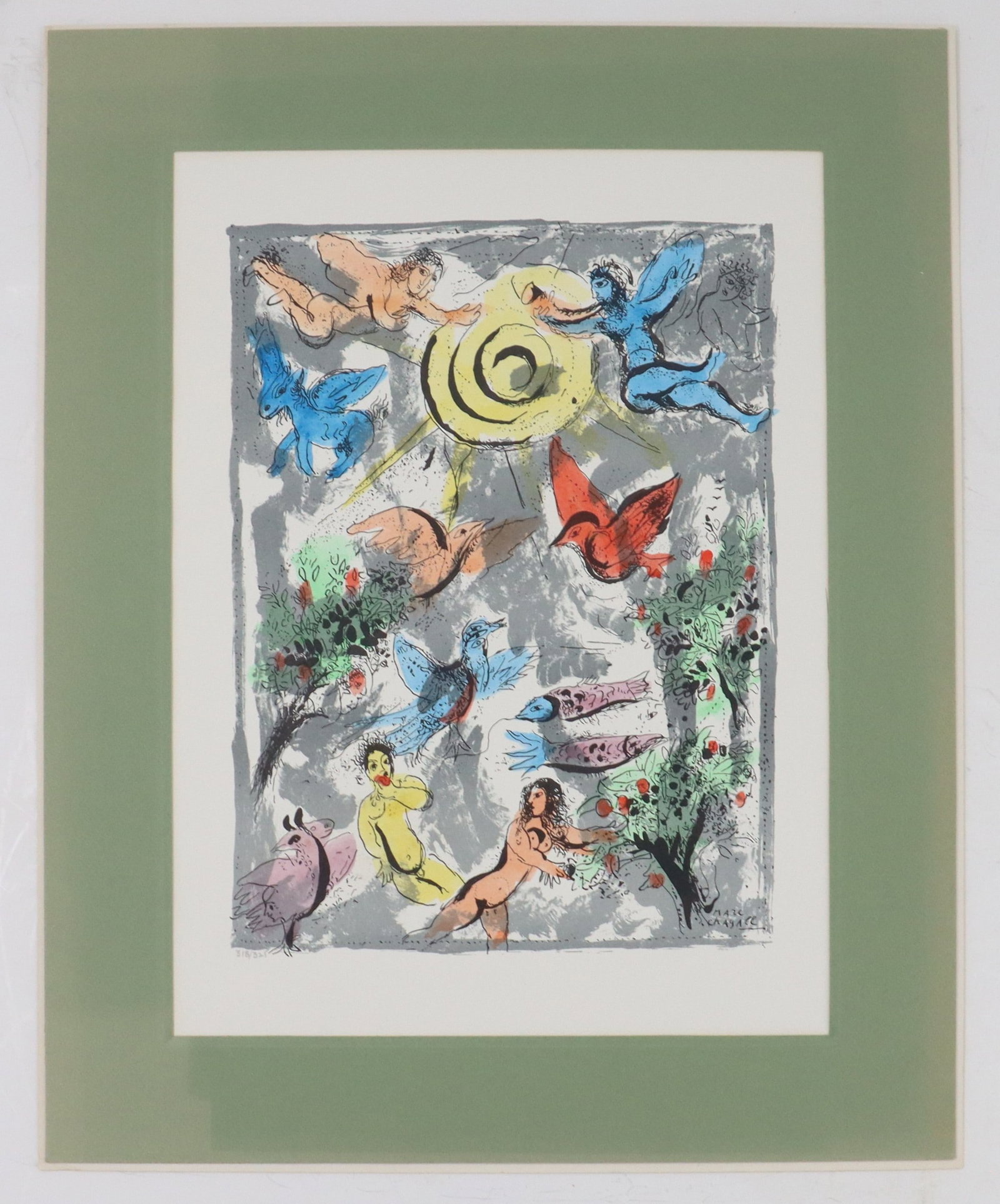 Marc Chagall Lithograph, "The Creation" (1 of 9)