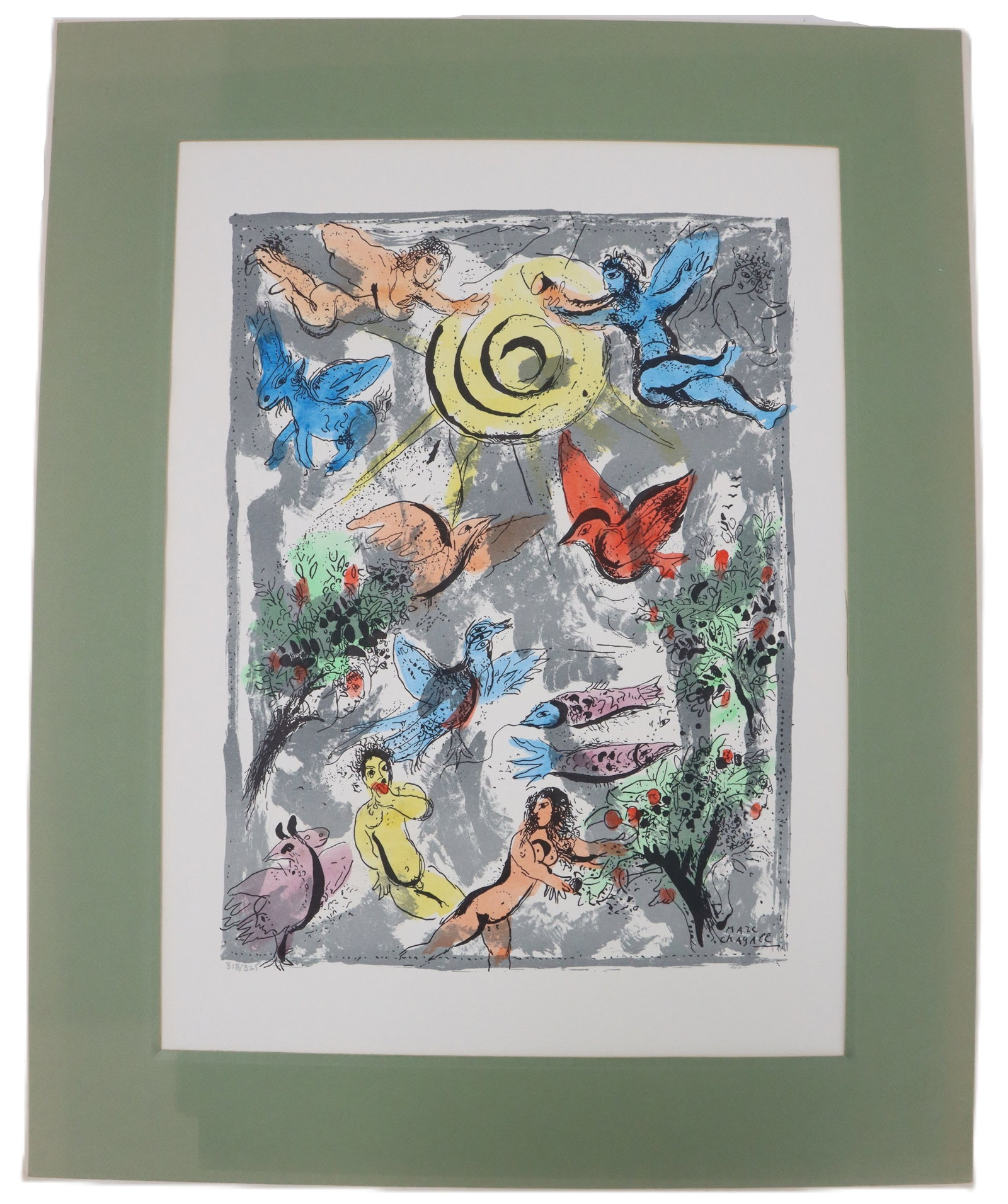 Marc Chagall Lithograph, "The Creation" - 2