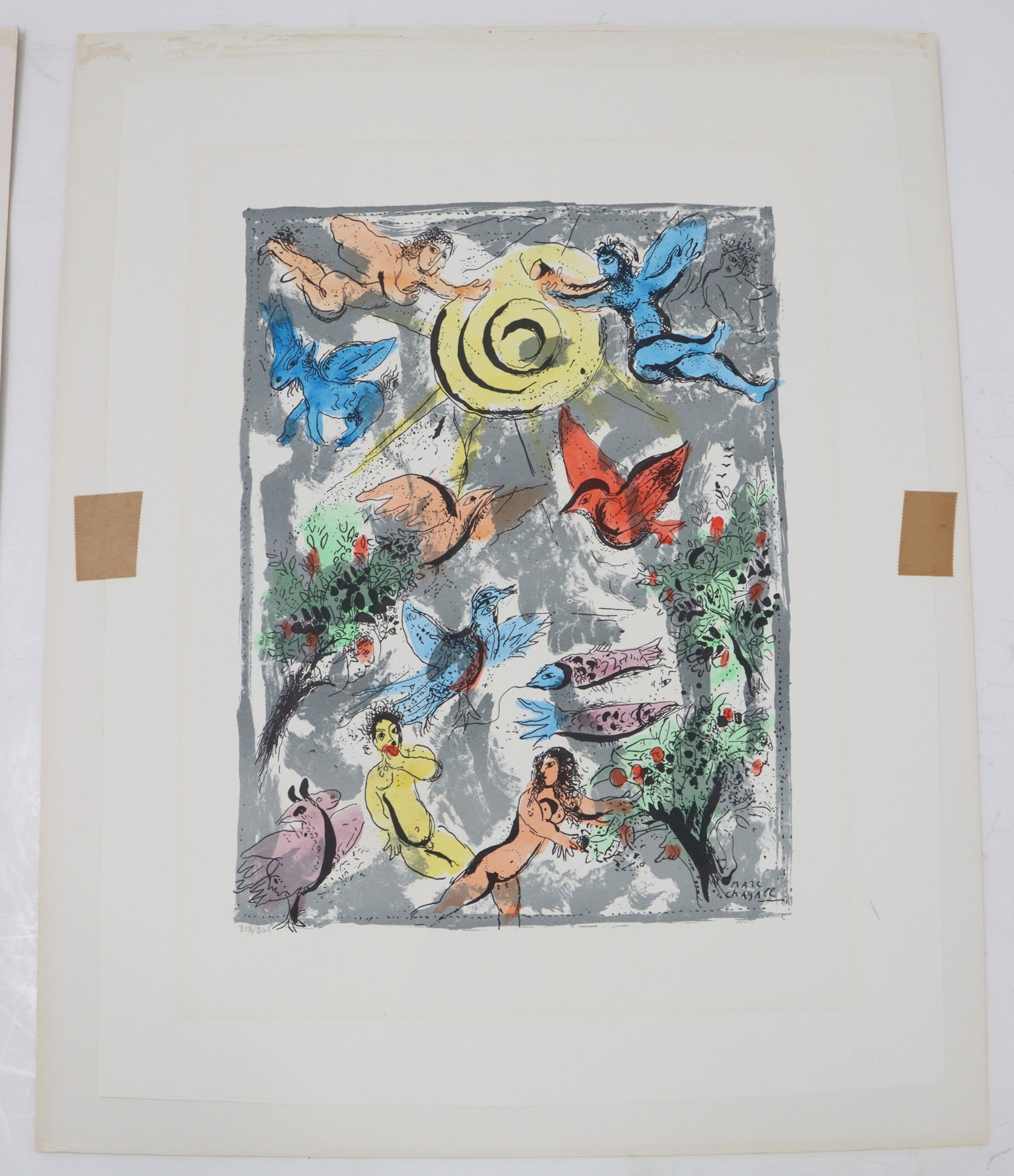 Marc Chagall Lithograph, "The Creation" - 6