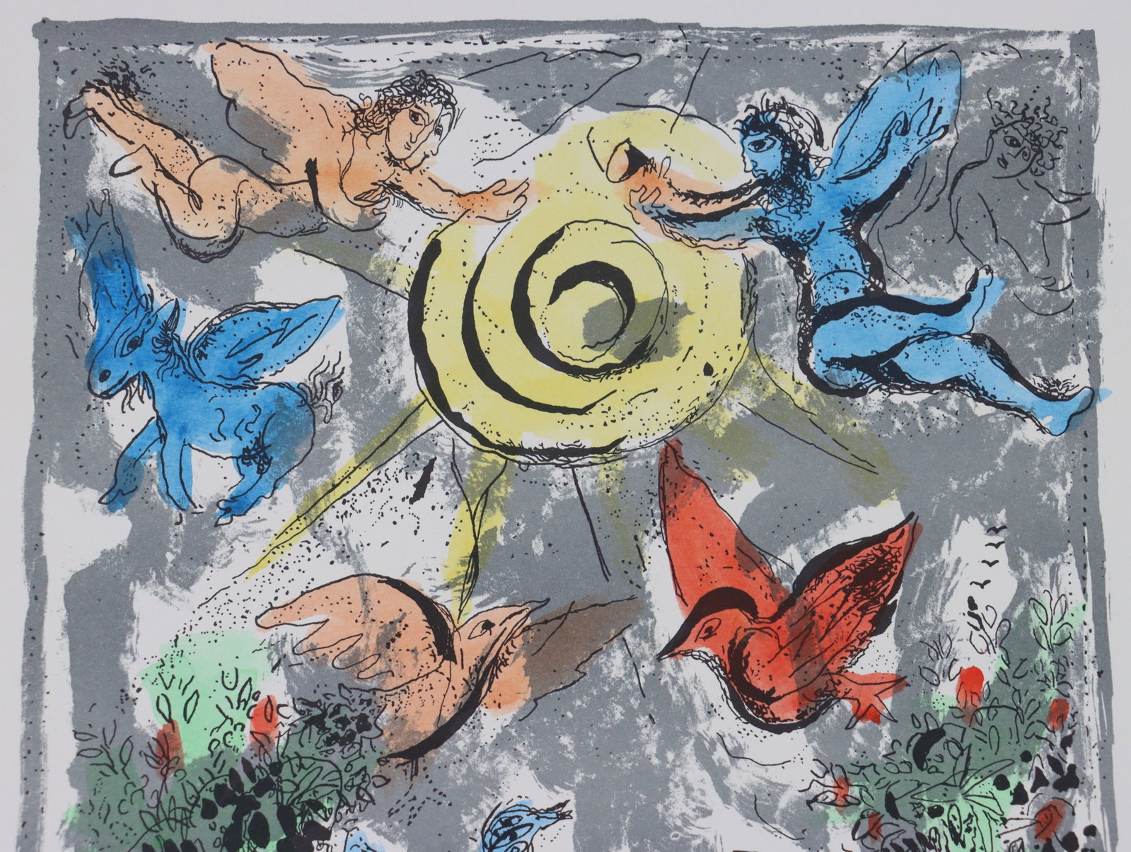Marc Chagall Lithograph, "The Creation" - 7