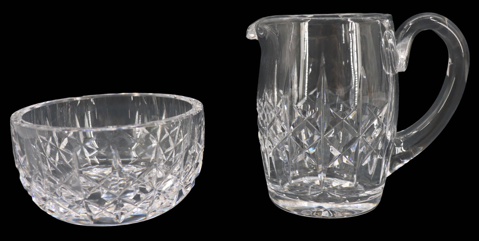 Waterford Crystal Lismore Creamer and Sugar Bowl (1 of 11)
