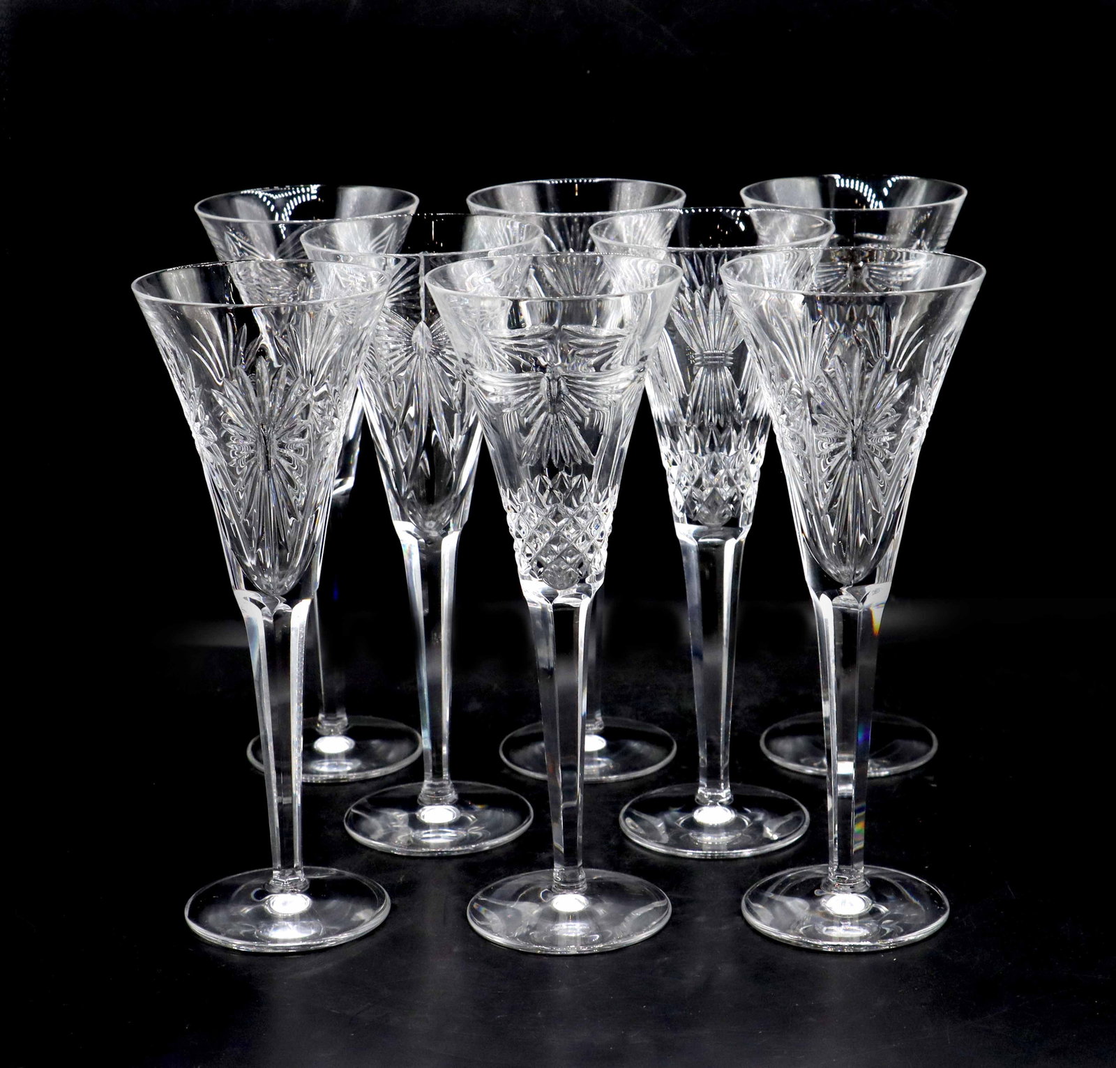 (8) Waterford Crystal Champagne Flutes (1 of 17)