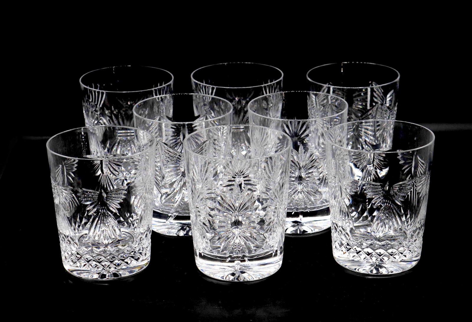 (8) Waterford Crystal Rocks Glasses (1 of 13)
