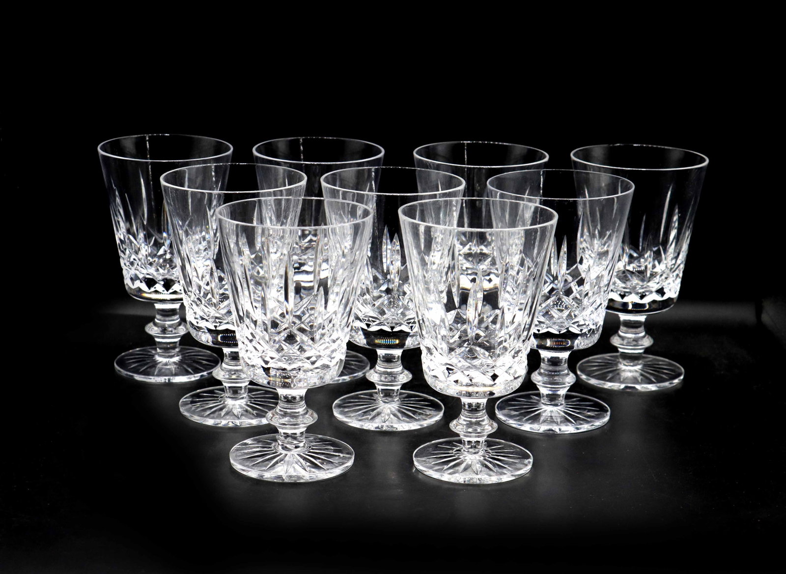 (9) Waterford Cut Crystal Stemmed Sherry Glasses (1 of 17)
