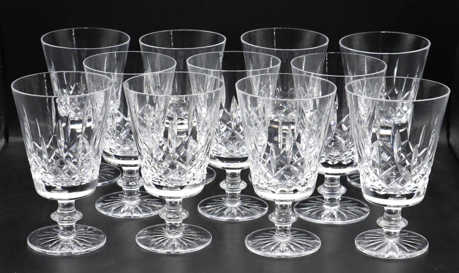 (11) Cut Crystal Goblets - 11