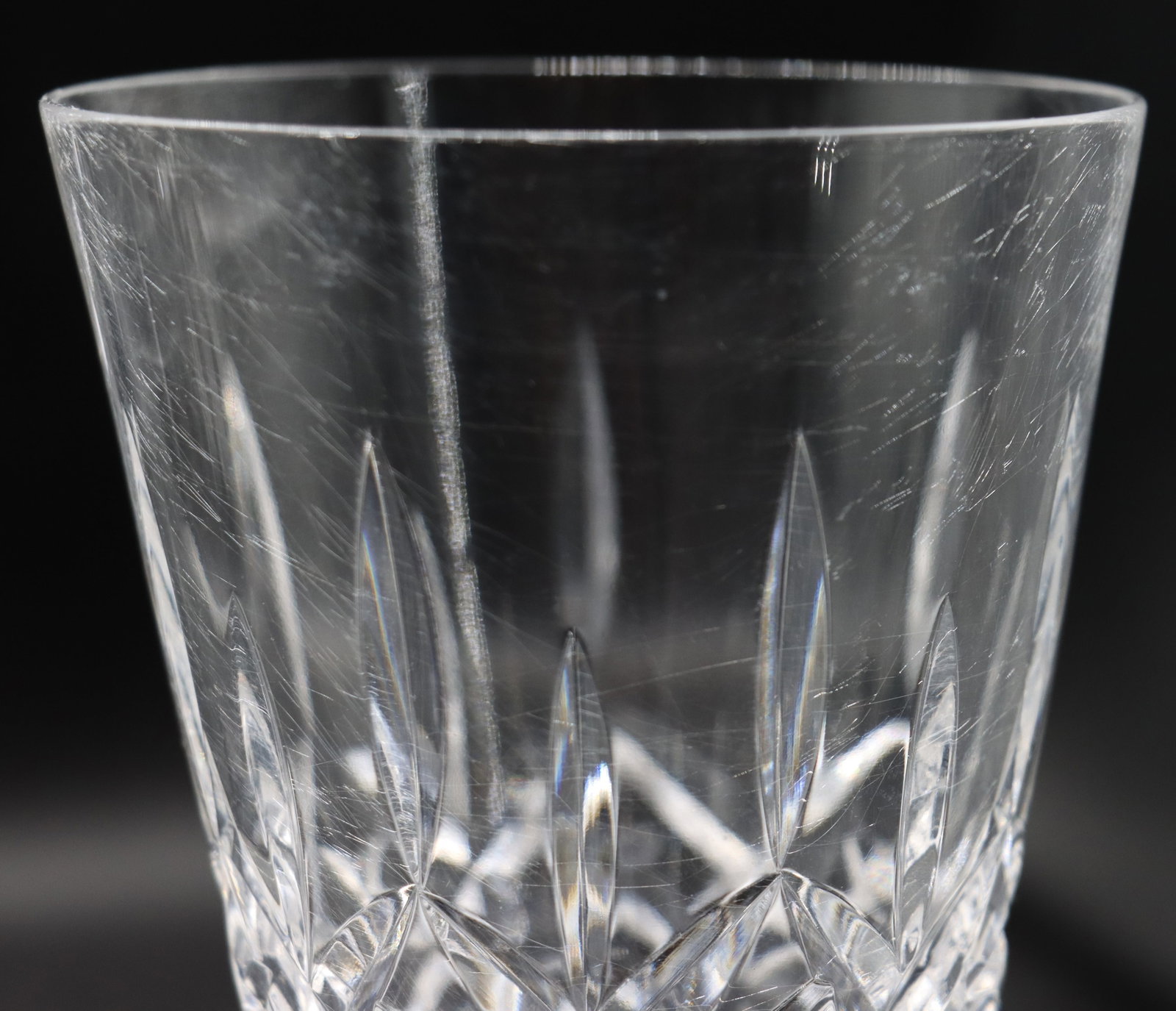 (11) Cut Crystal Goblets - 8