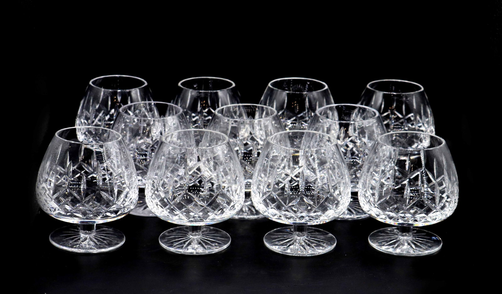 (11) Cut Crystal Brandy Snifters (1 of 14)