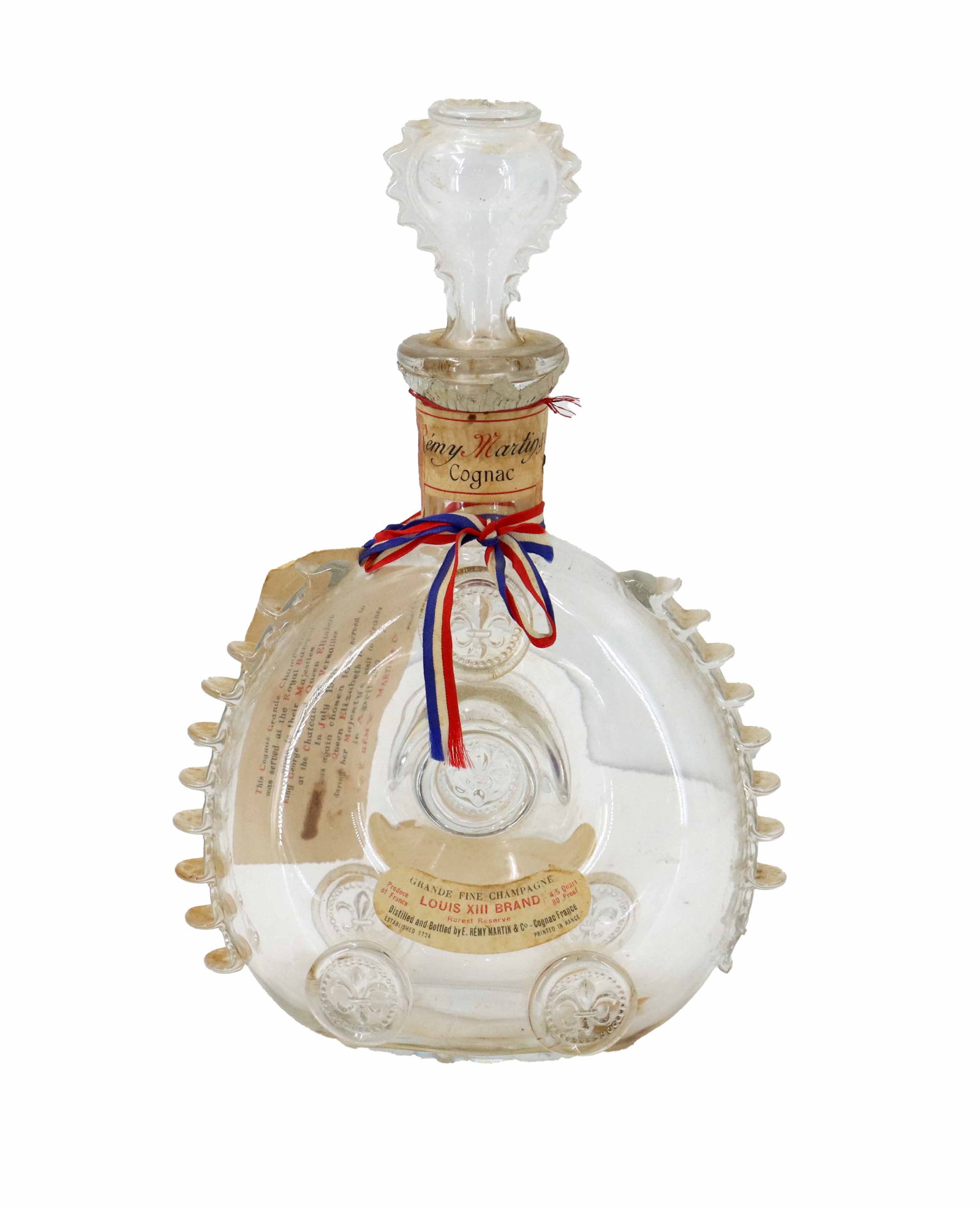 Vintage Remy Martin Louis XIII Grande Champagne Cognac Baccarat Glass Decanter (1 of 18)