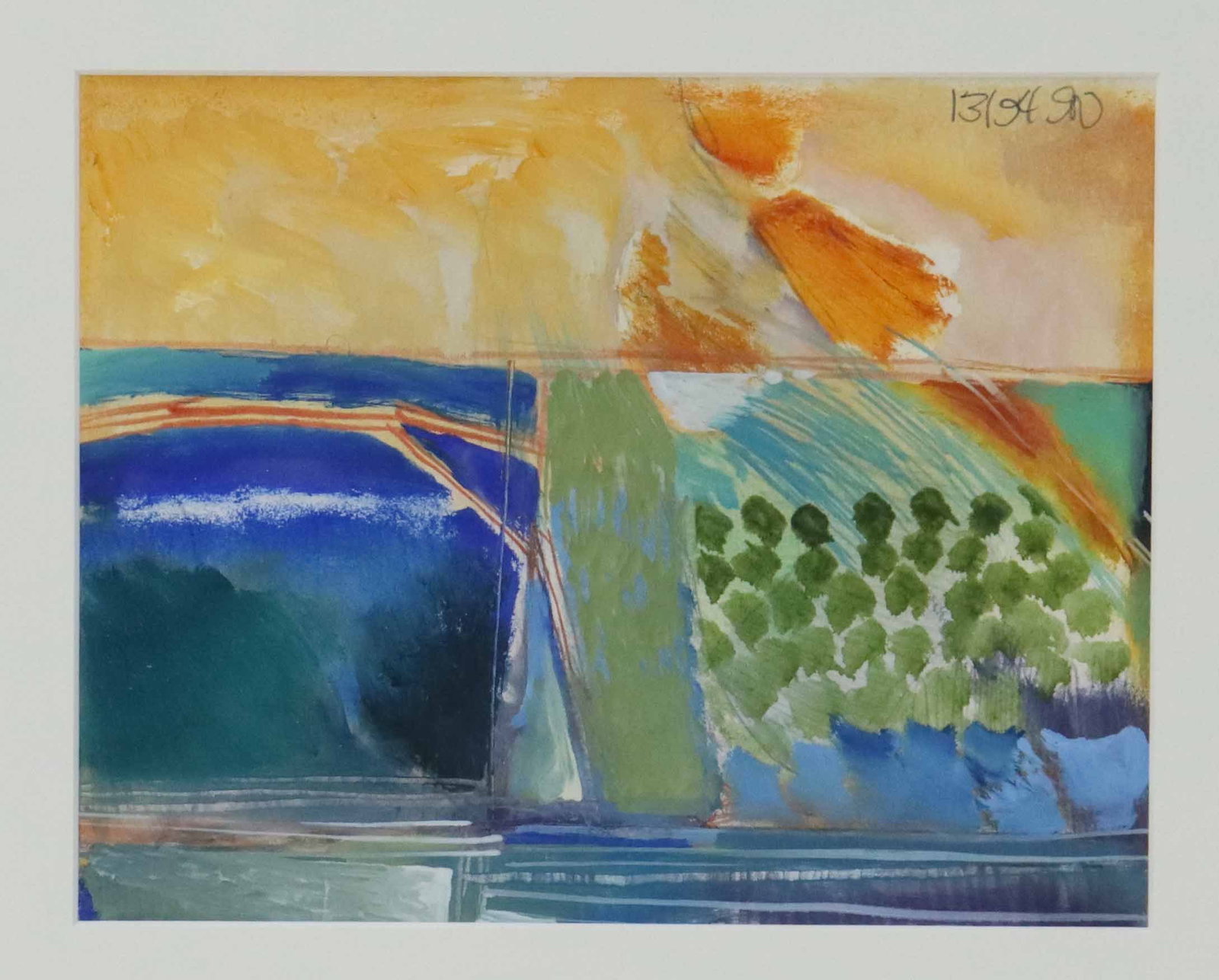 Signed and Numbered Abstract Lithograph - 2