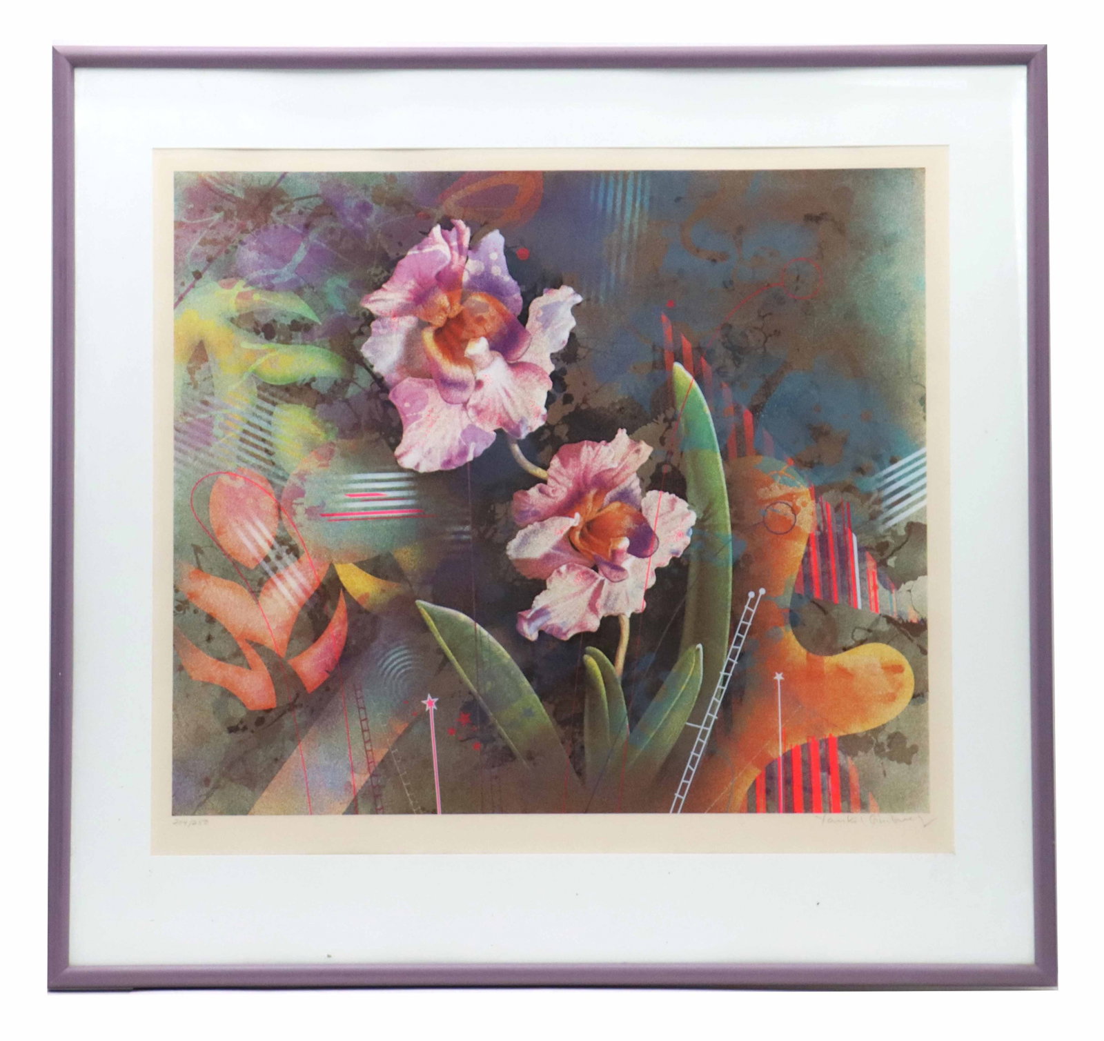 Yankel Ginzburg (Born 1945) Israeli, "Inner Light" Signed and Numbered Lithograph (1 of 14)