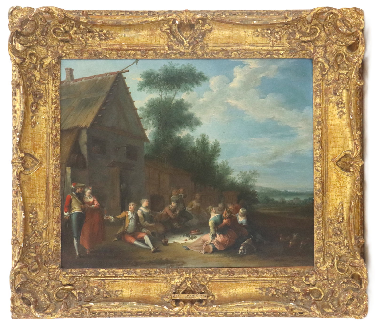 Jean-Antoine Watteau (1684-1721) French, Oil on Copper (1 of 15)