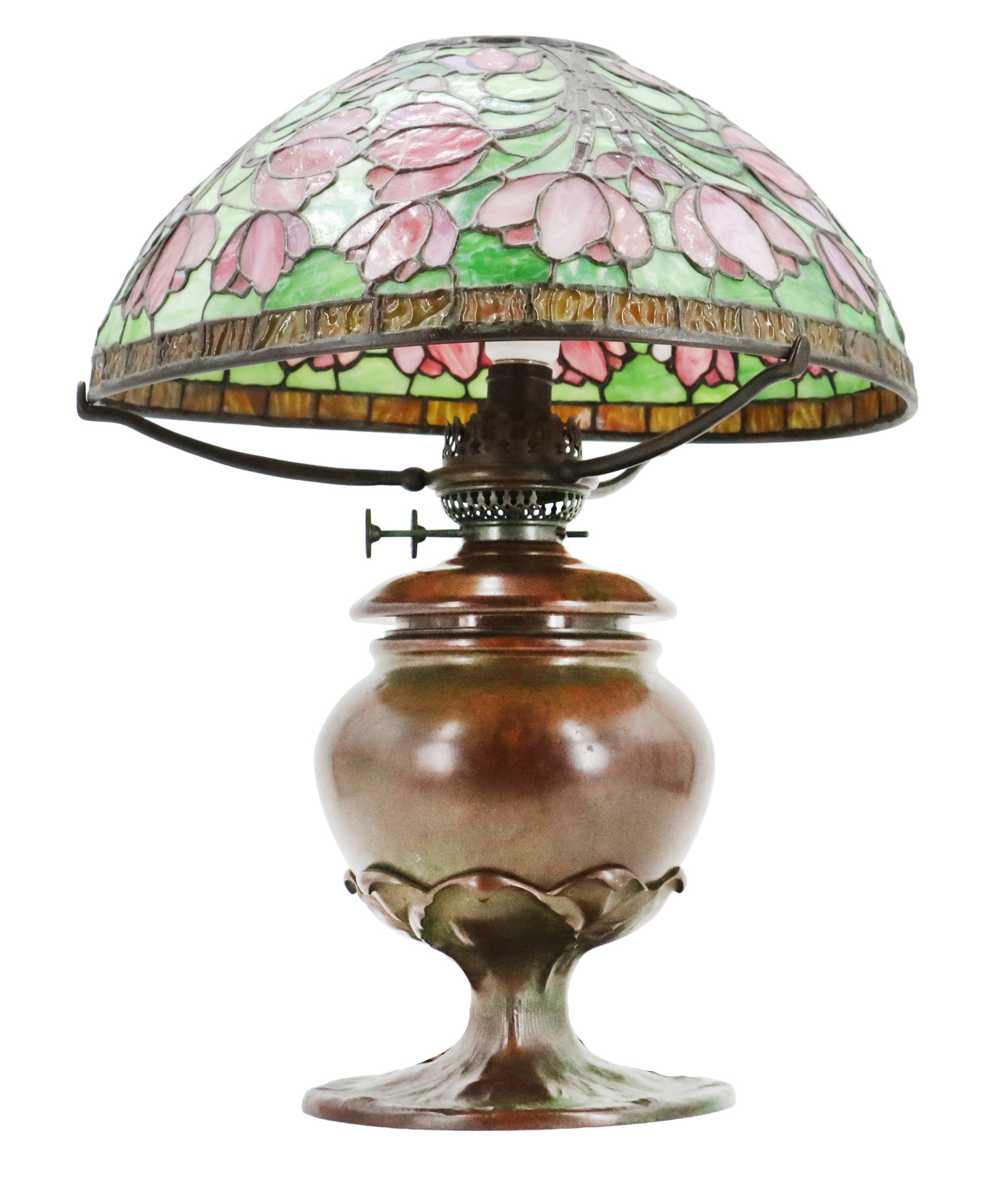 Antique Tiffany Studios New York Art Nouveau "Tulip" Table Lamp (1 of 20)