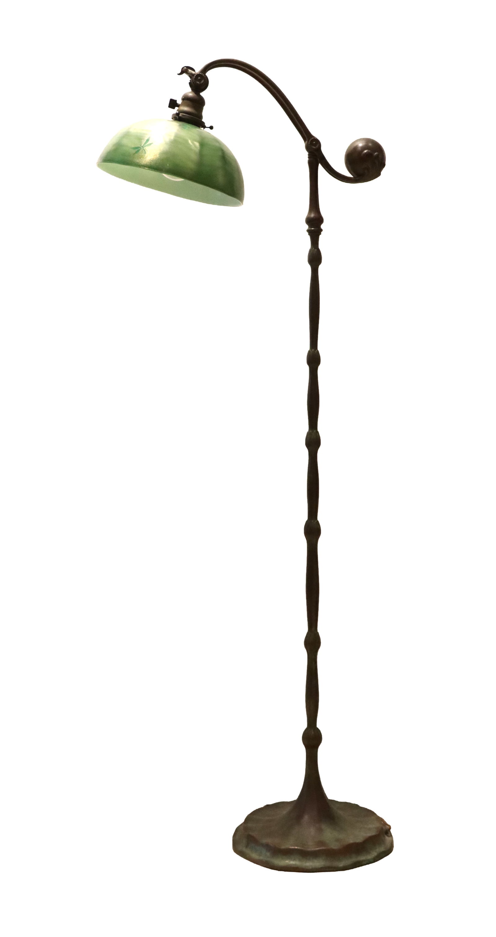 Antique Tiffany Studios New York Counter-Balance Floor Lamp (1 of 19)