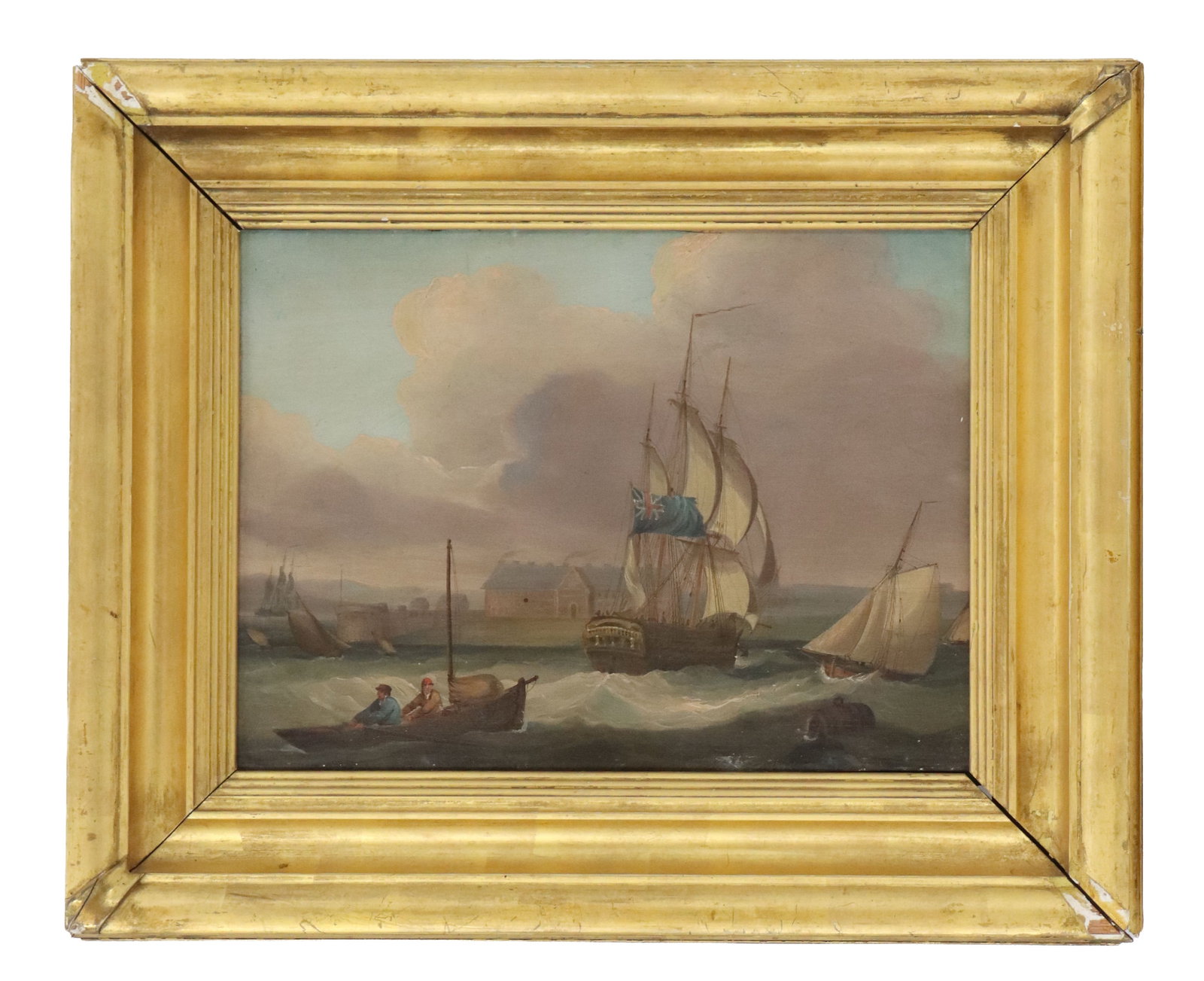 19th Century English School Nautical Oil on Canvas (1 of 18)